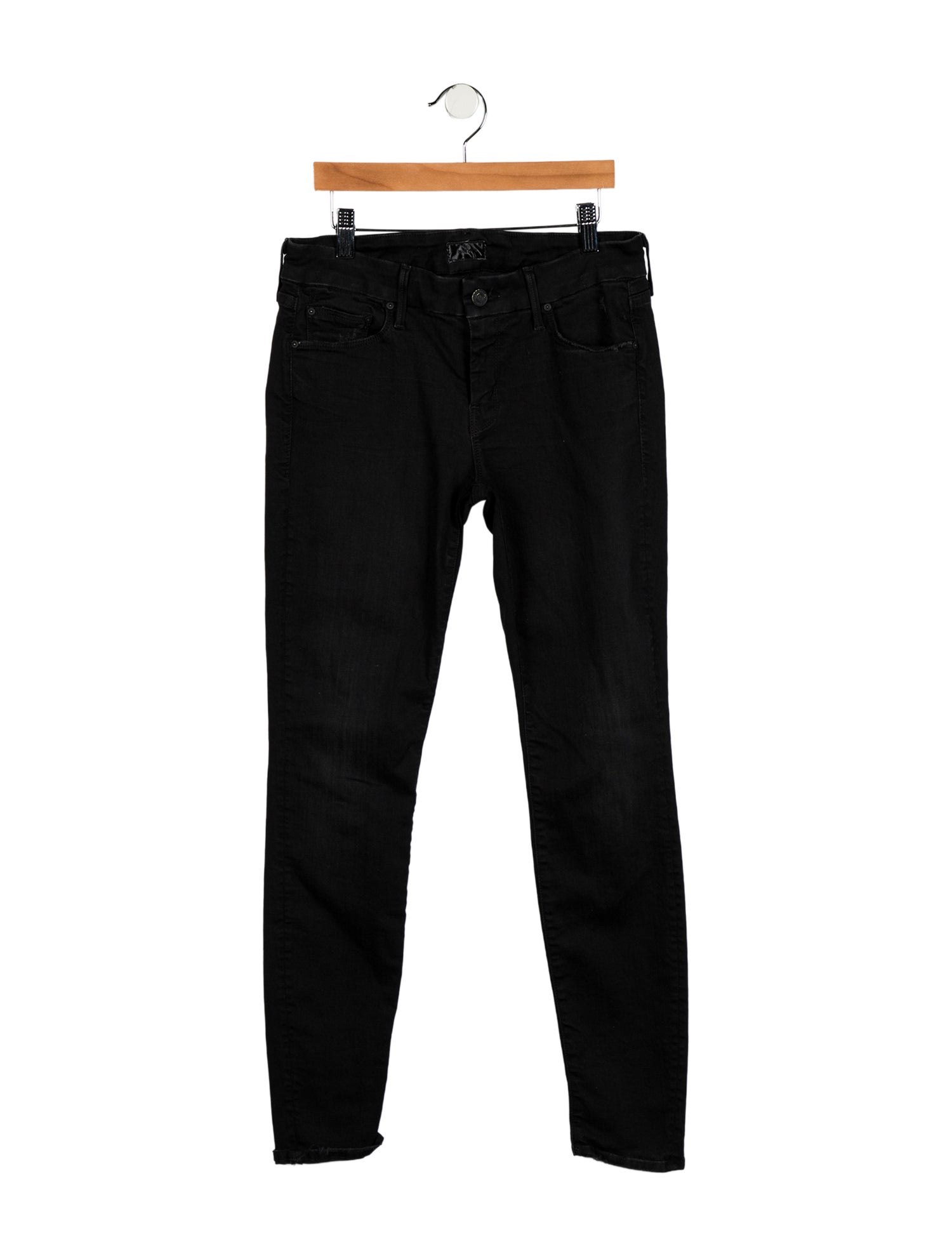 Mother Mid-Rise Skinny Leg Jeans