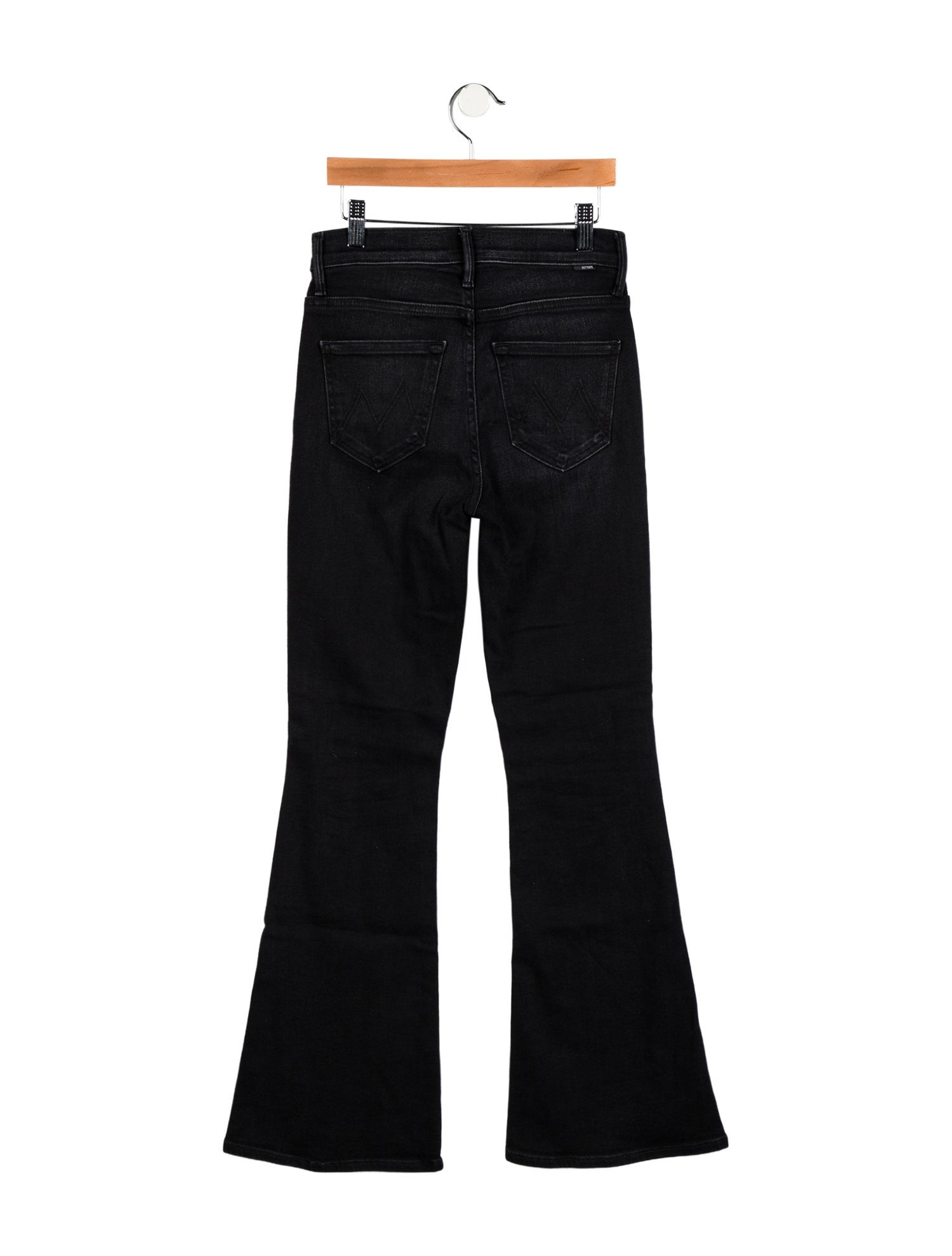 Mother Mid-Rise Wide Leg Jeans