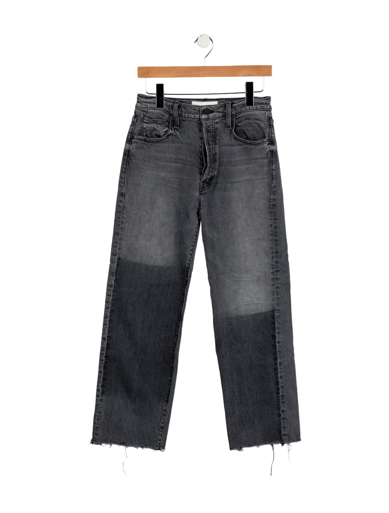 Mother Mid-Rise Straight Leg Jeans