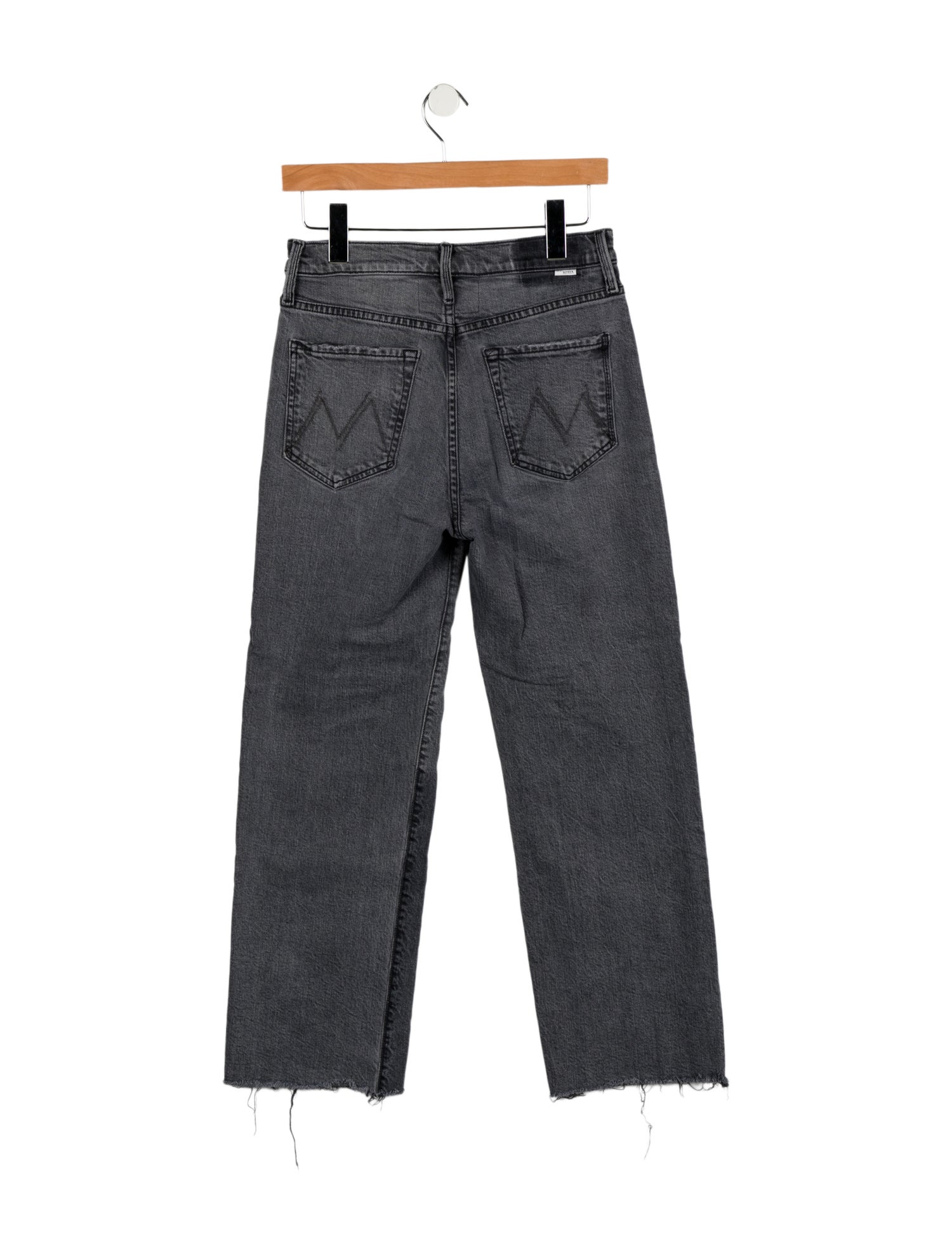 Mother Mid-Rise Straight Leg Jeans