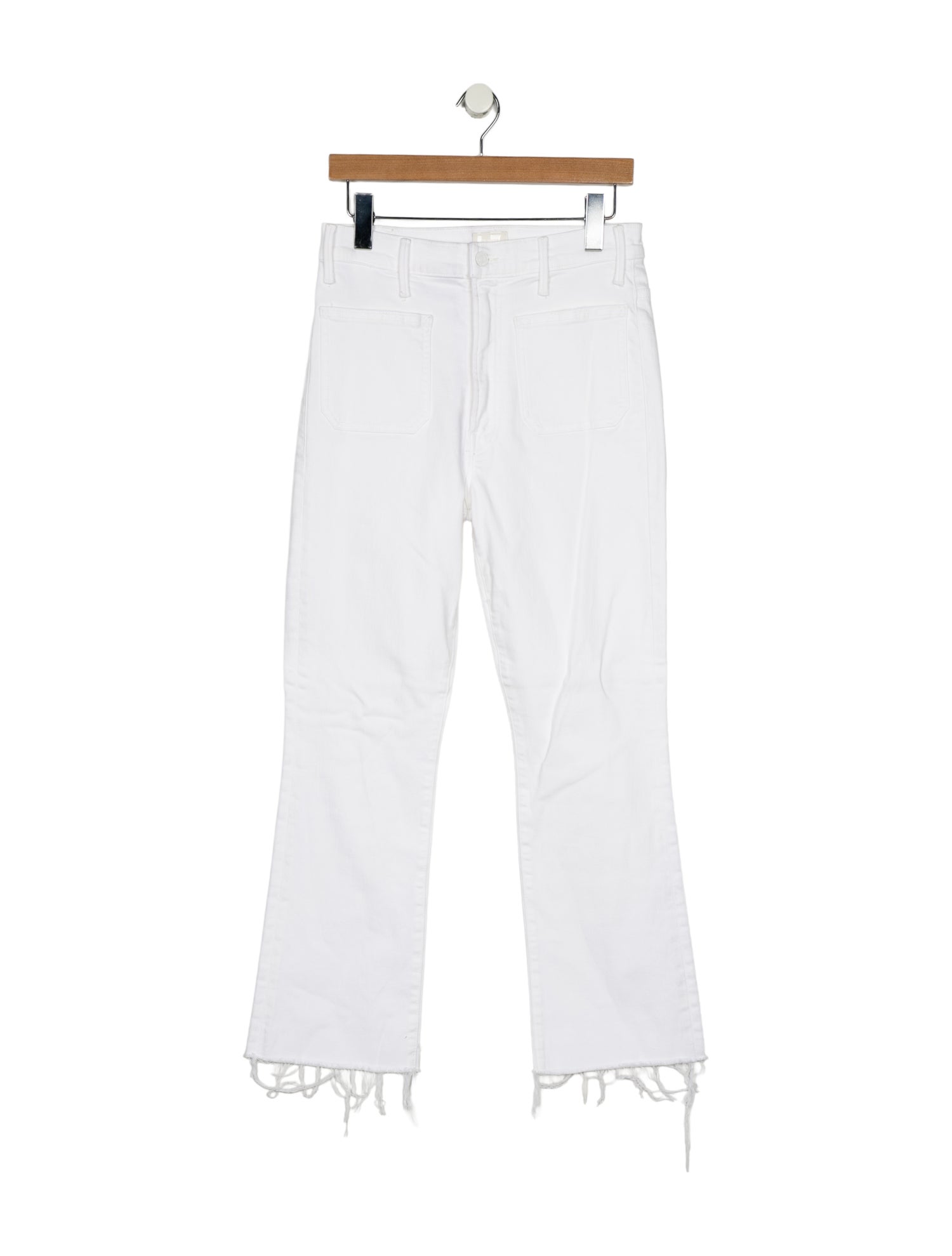 Mother Mid-Rise Straight Leg Jeans