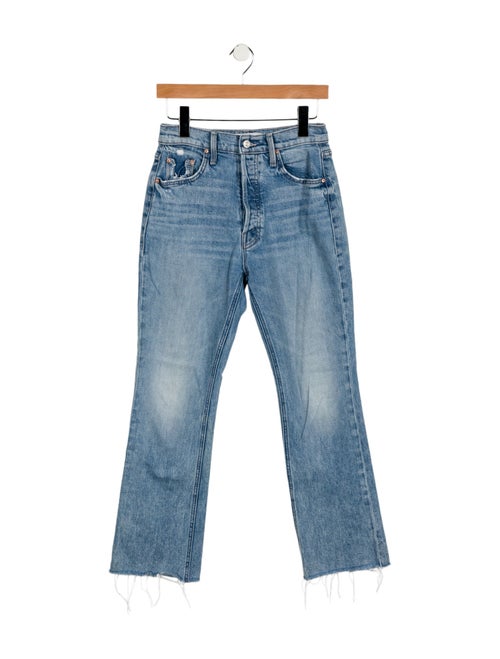 Mother High-Rise Straight Leg Jeans