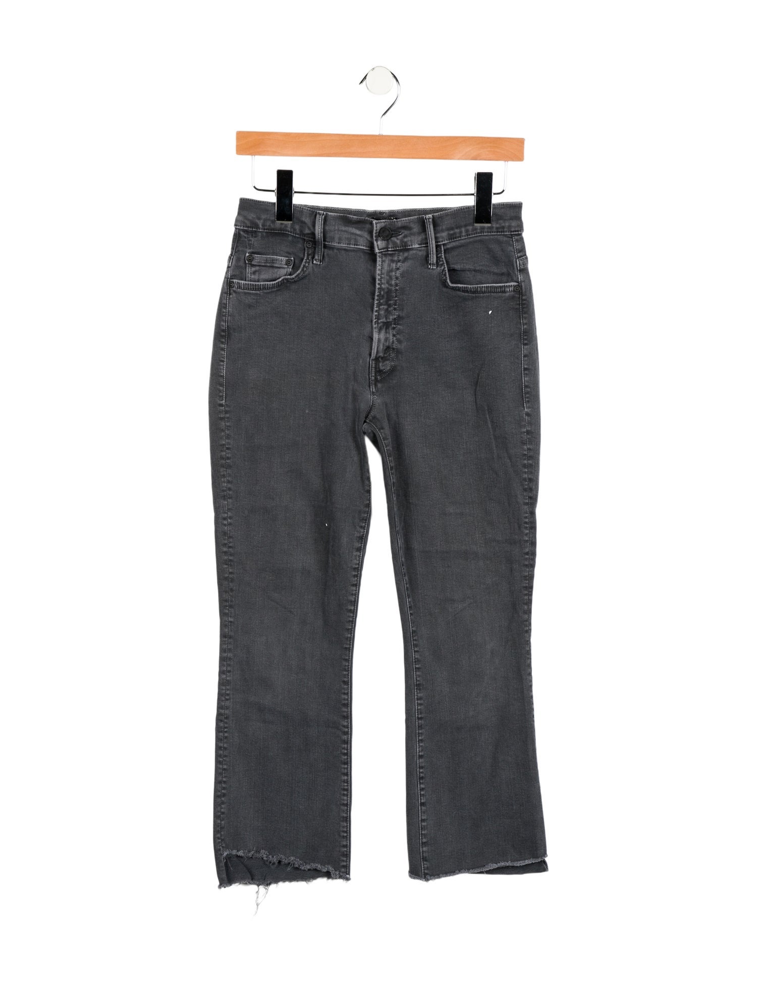Mother Mid-Rise Straight Leg Jeans