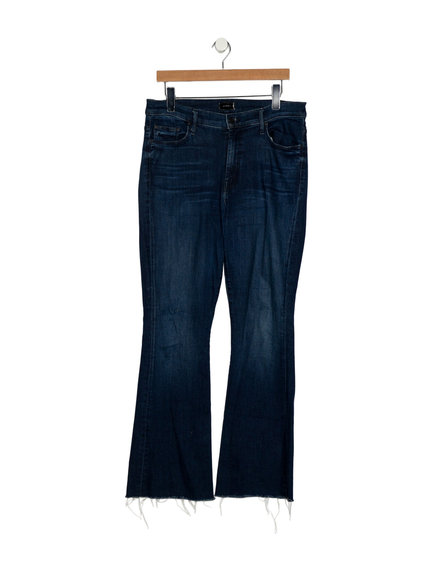 Mother Mid-Rise Wide Leg Jeans