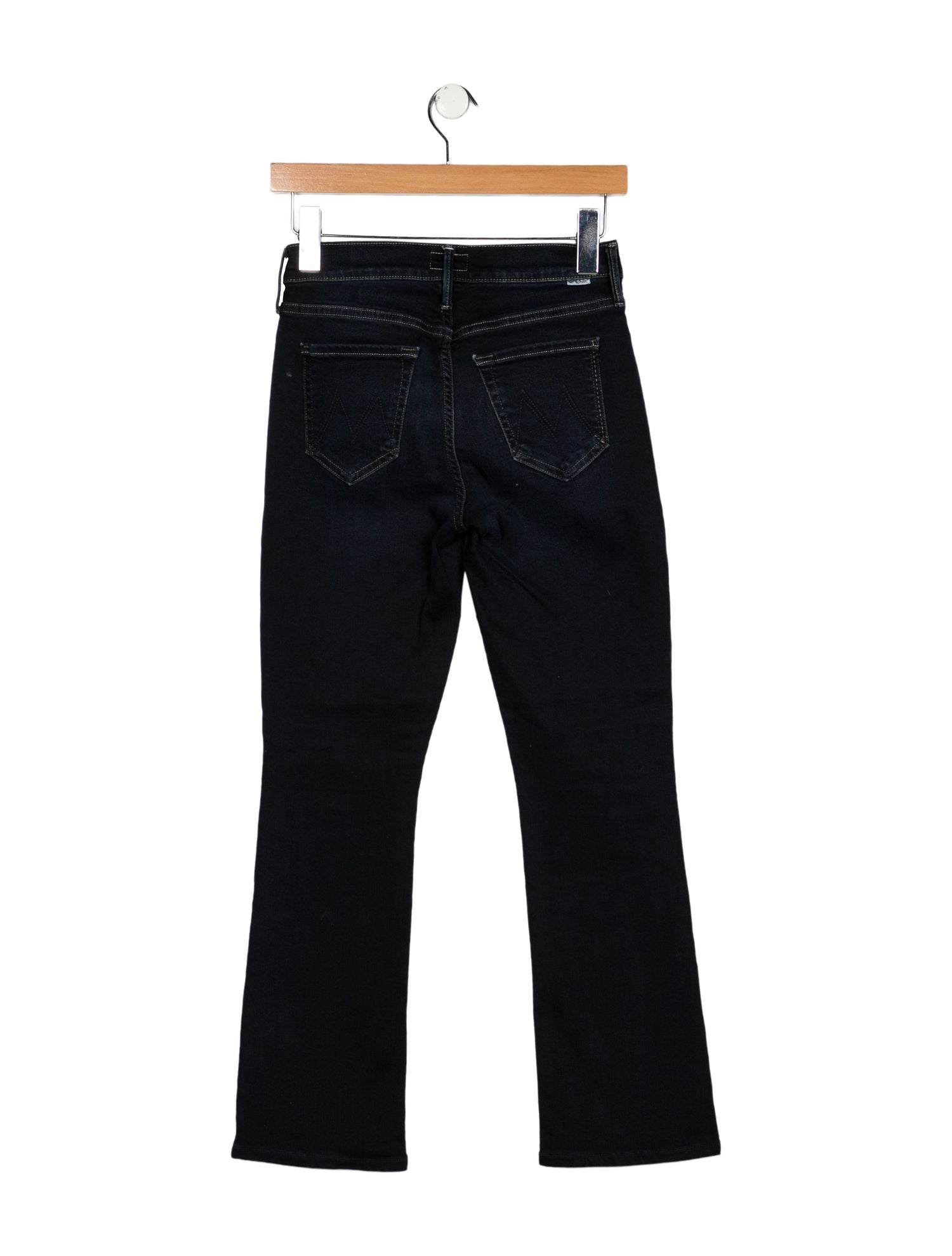 Mother Mid-Rise Straight Leg Jeans