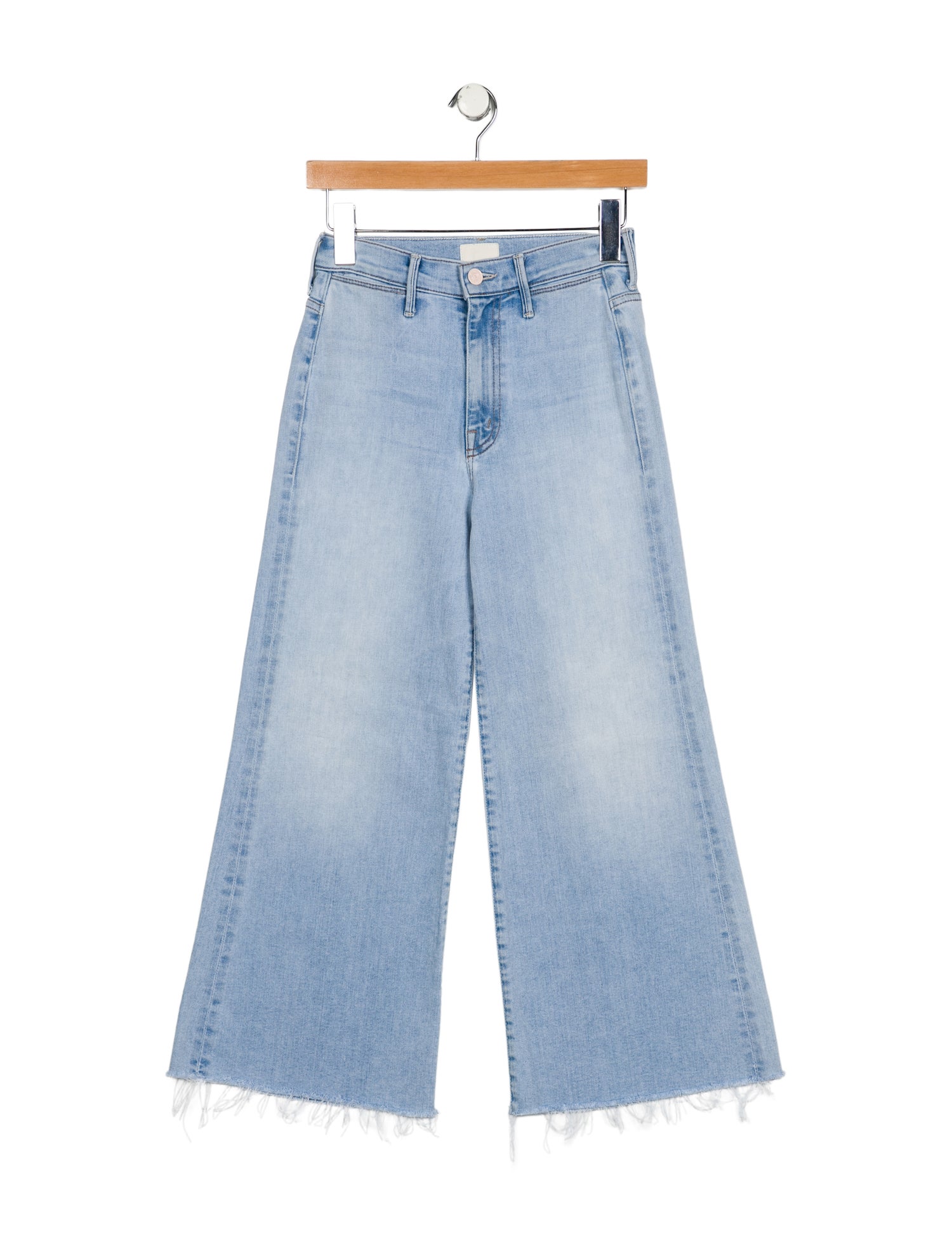 Mother Mid-Rise Wide Leg Jeans