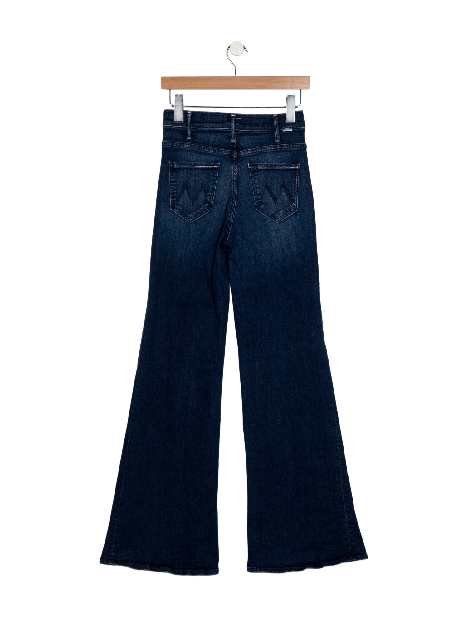 Mother Mid-Rise Wide Leg Jeans