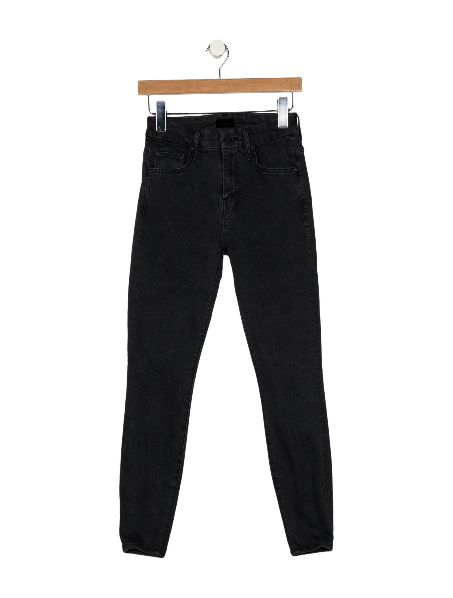 Mother Mid-Rise Skinny Leg Jeans