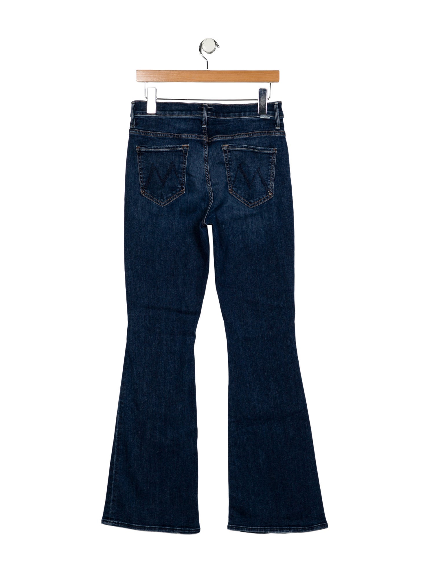 Mother Mid-Rise Wide Leg Jeans
