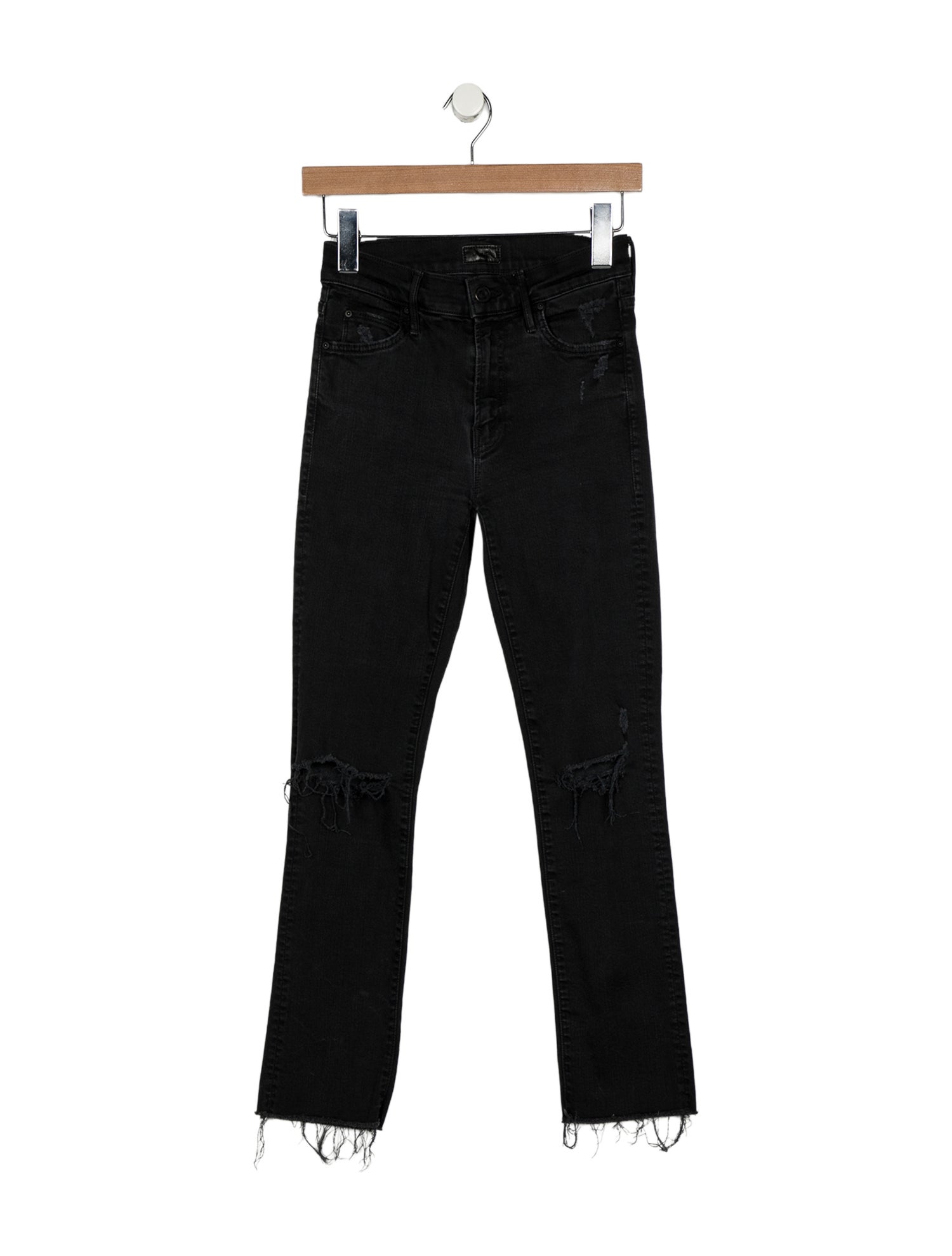 Mother Mid-Rise Skinny Leg Jeans