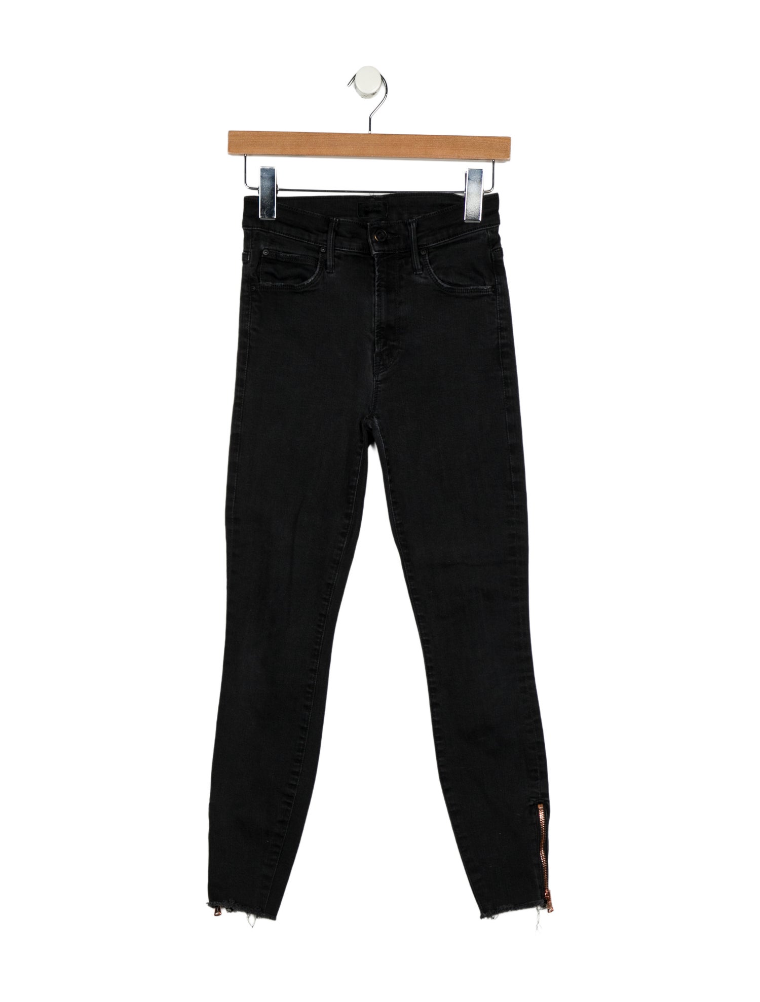 Mother Mid-Rise Skinny Leg Jeans
