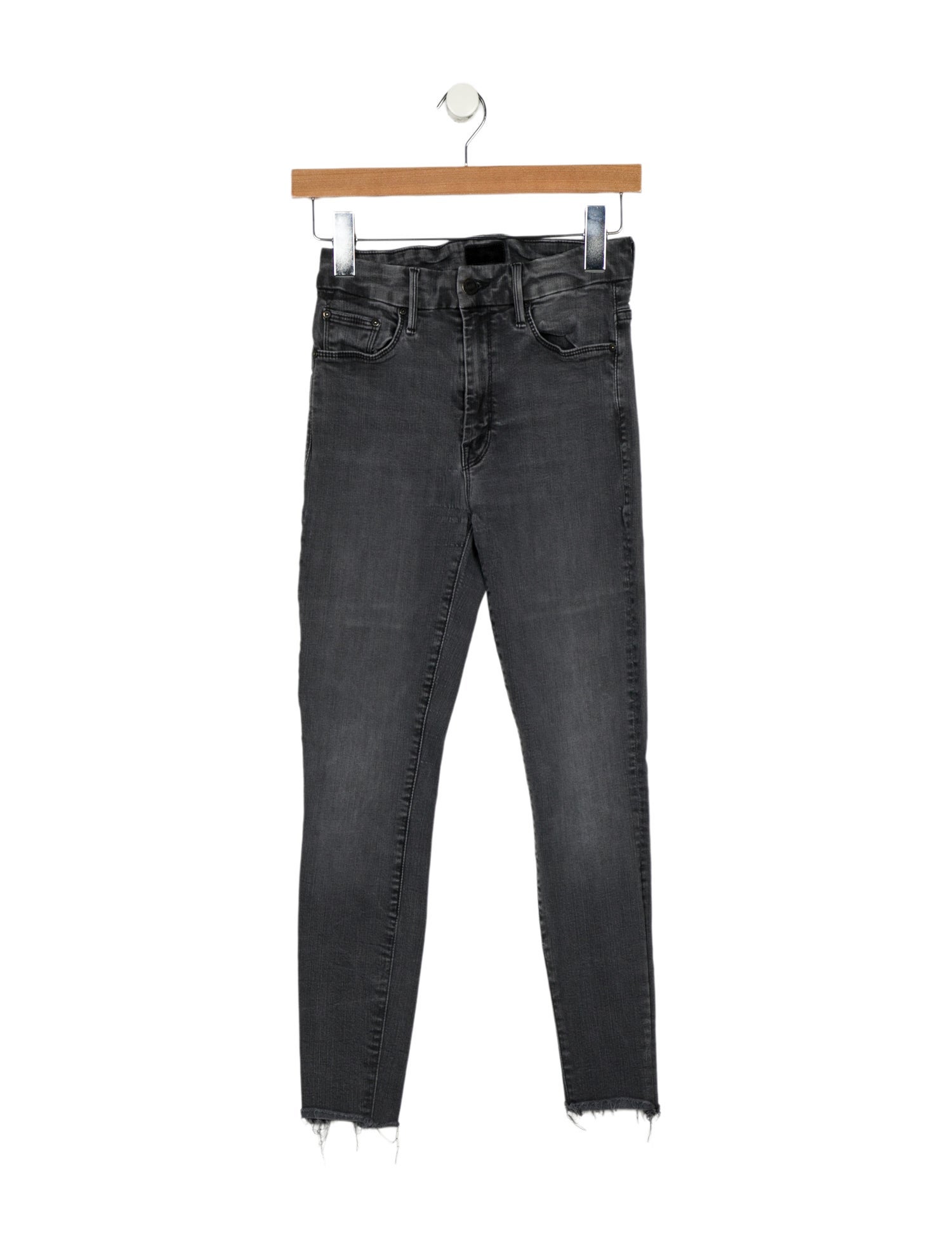 Mother Mid-Rise Skinny Leg Jeans