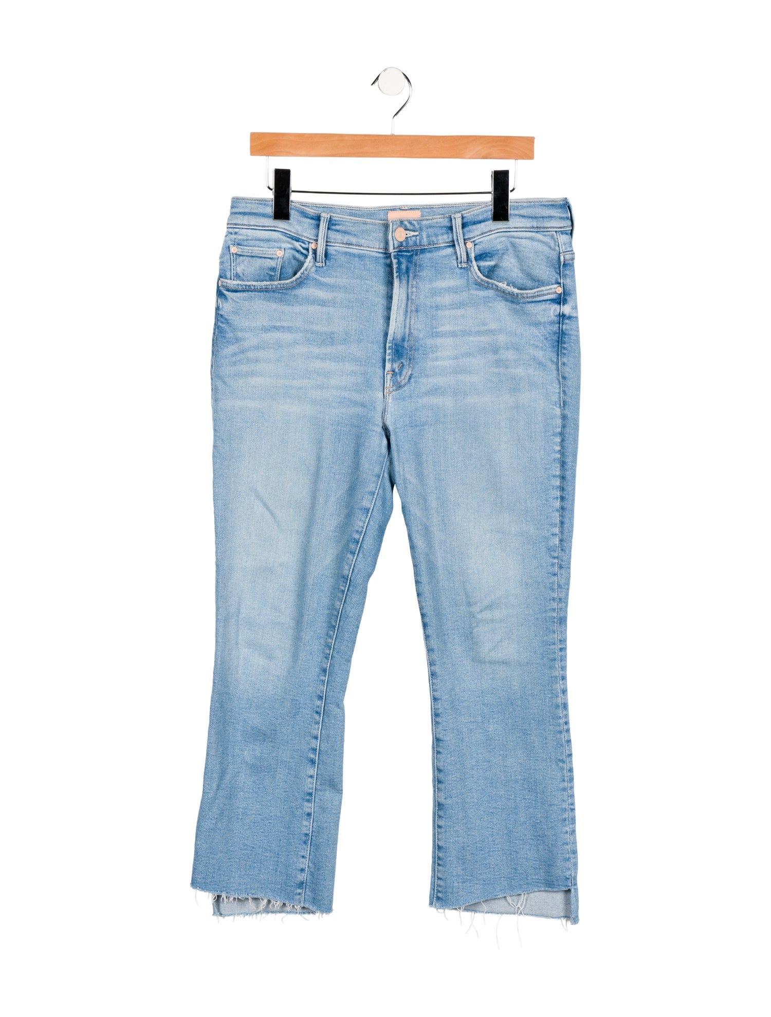 Mother Mid-Rise Straight Leg Jeans
