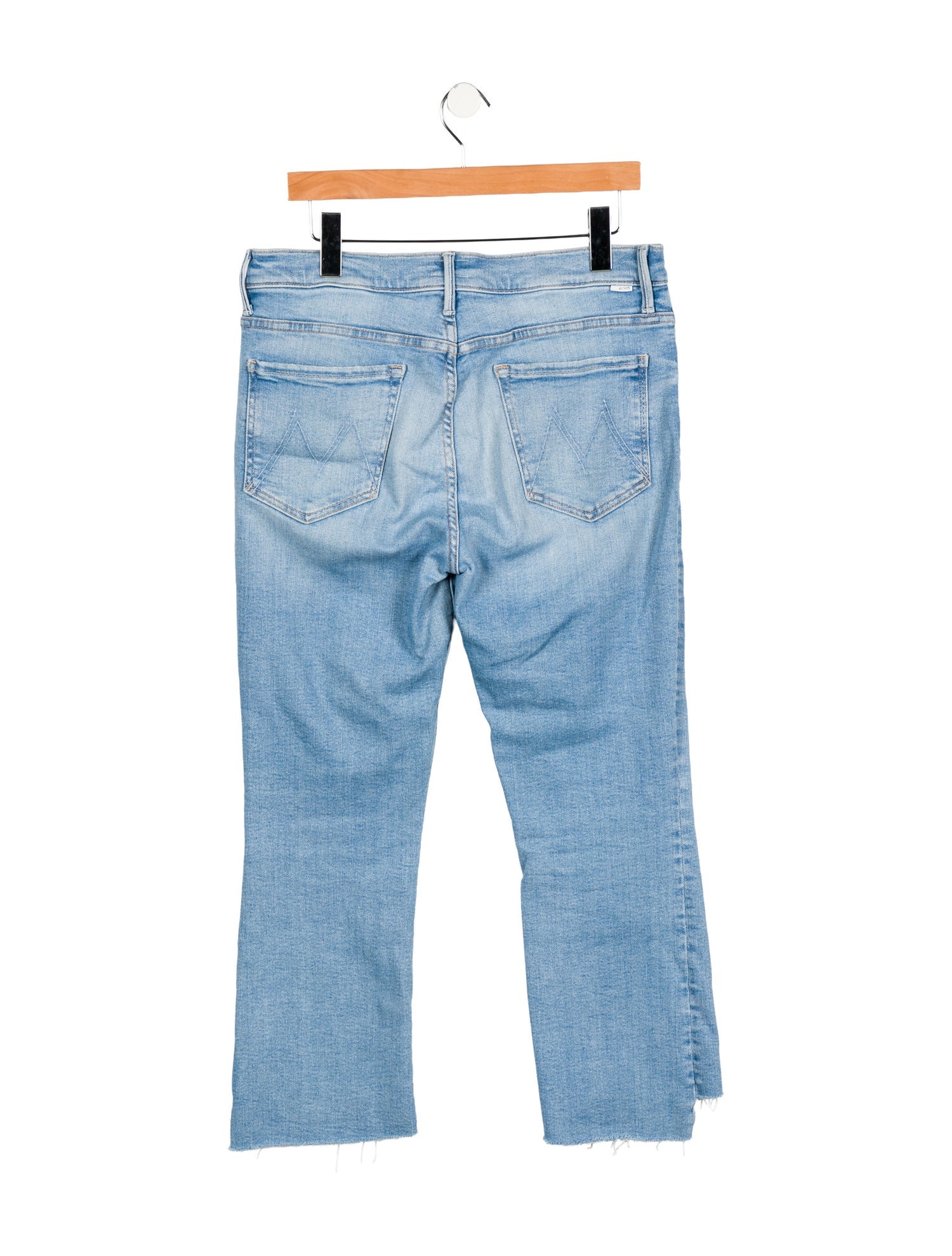Mother Mid-Rise Straight Leg Jeans