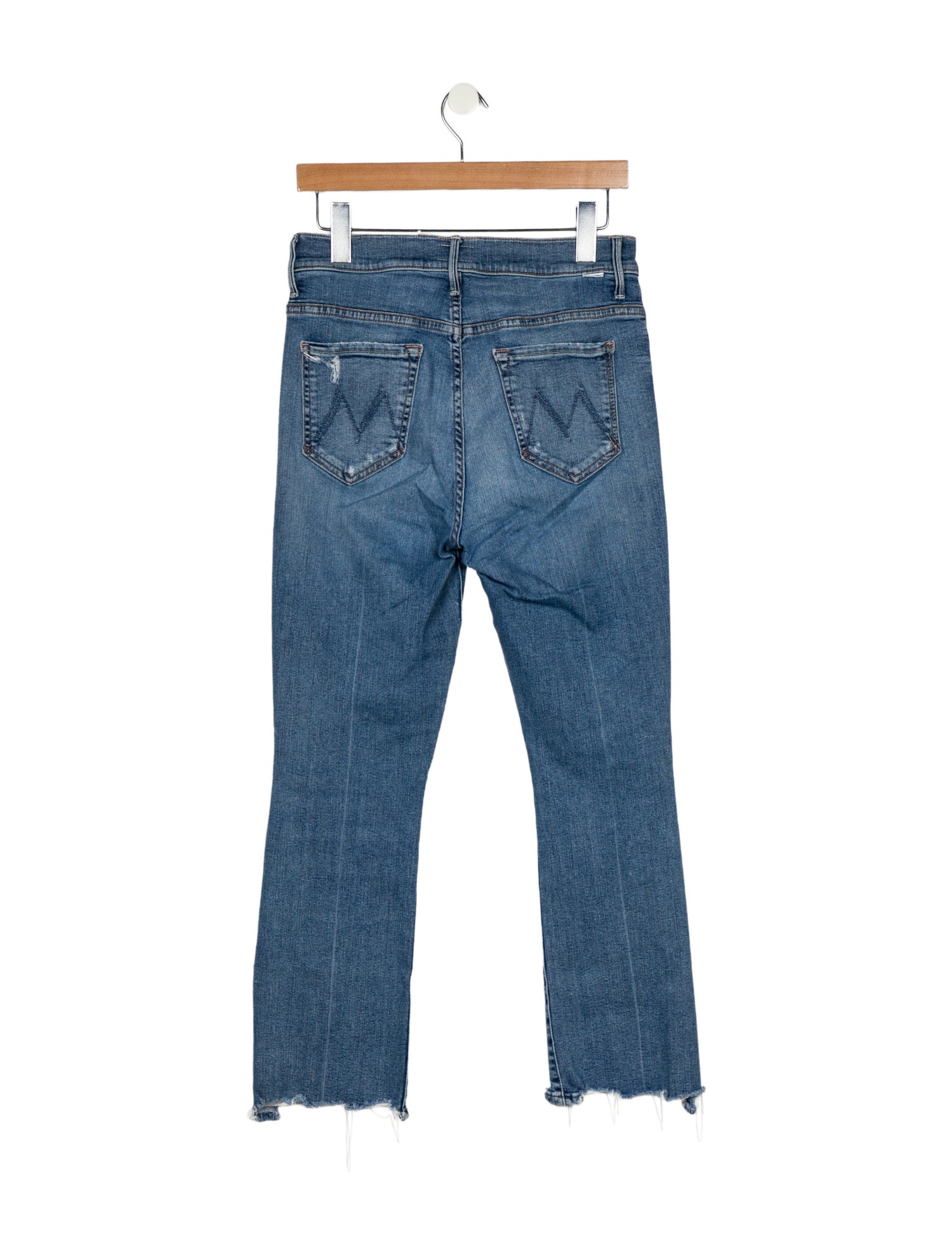 Mother Mid-Rise Straight Leg Jeans