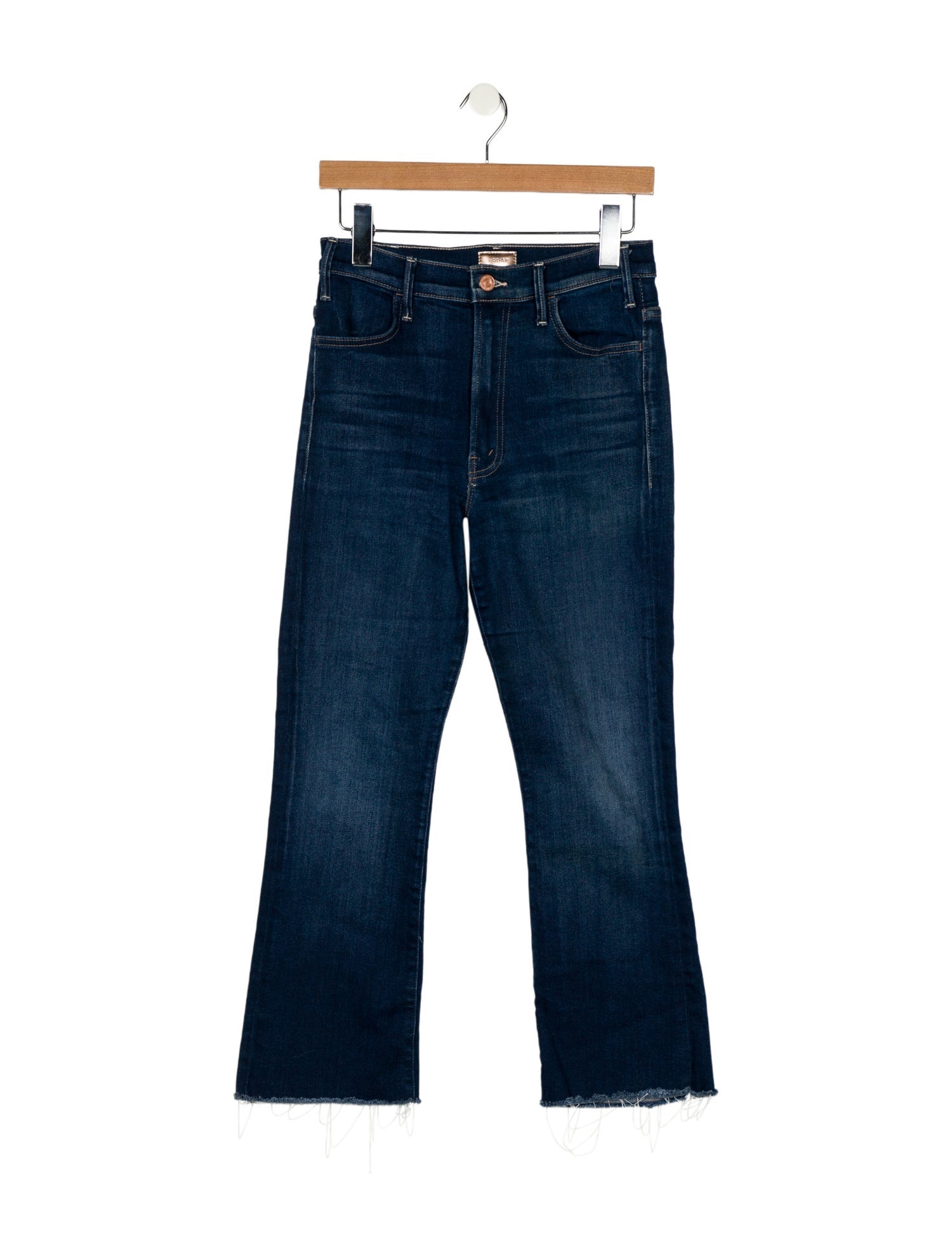 Mother Mid-Rise Straight Leg Jeans