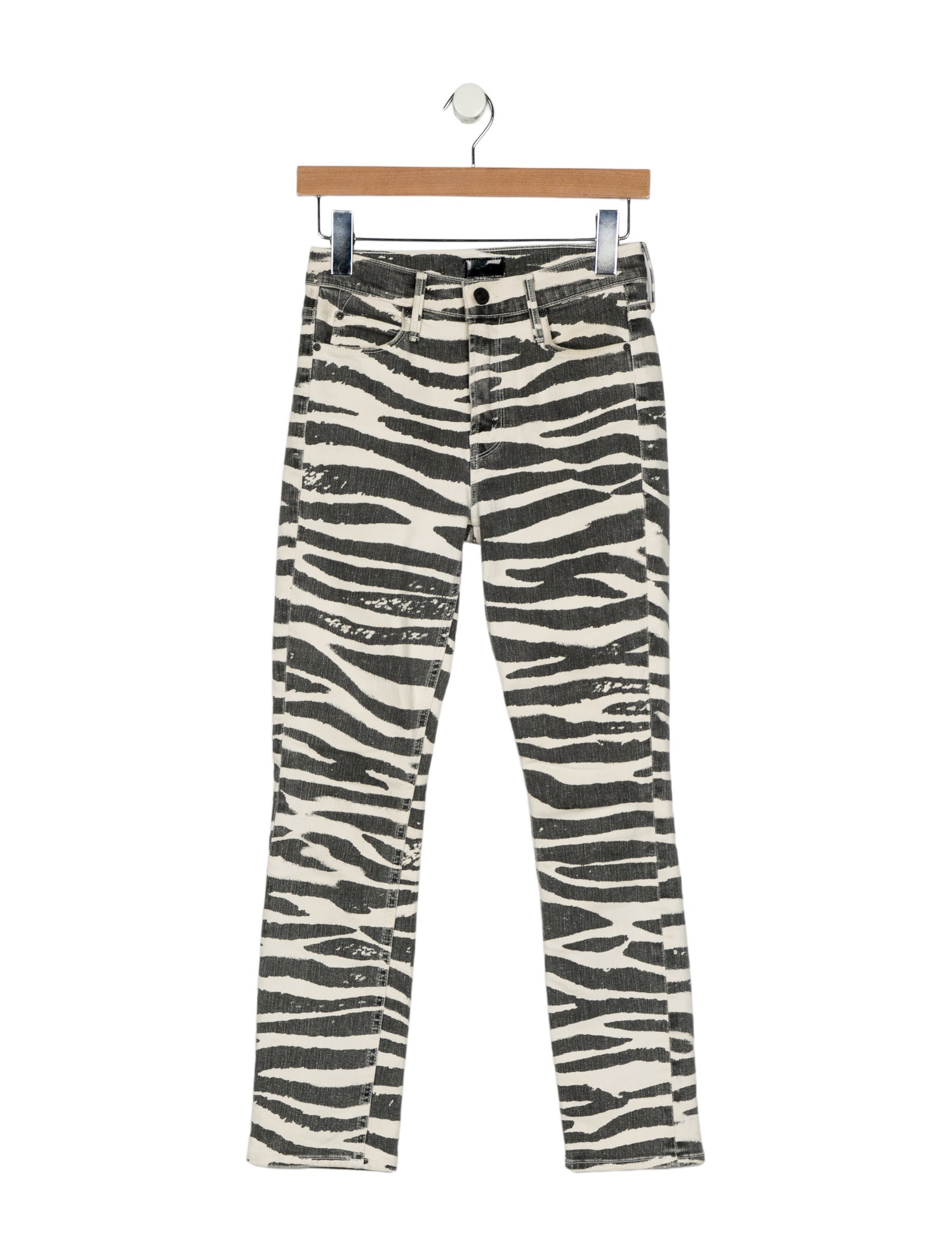 Mother Mid-Rise Straight Leg Jeans