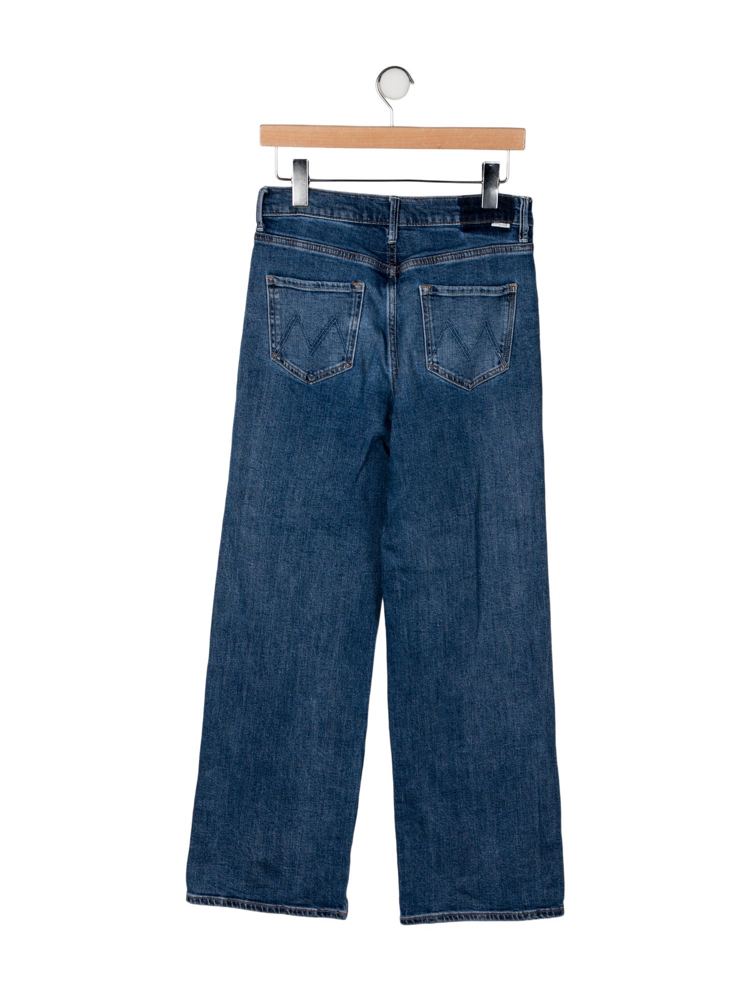Mother Mid-Rise Wide Leg Jeans