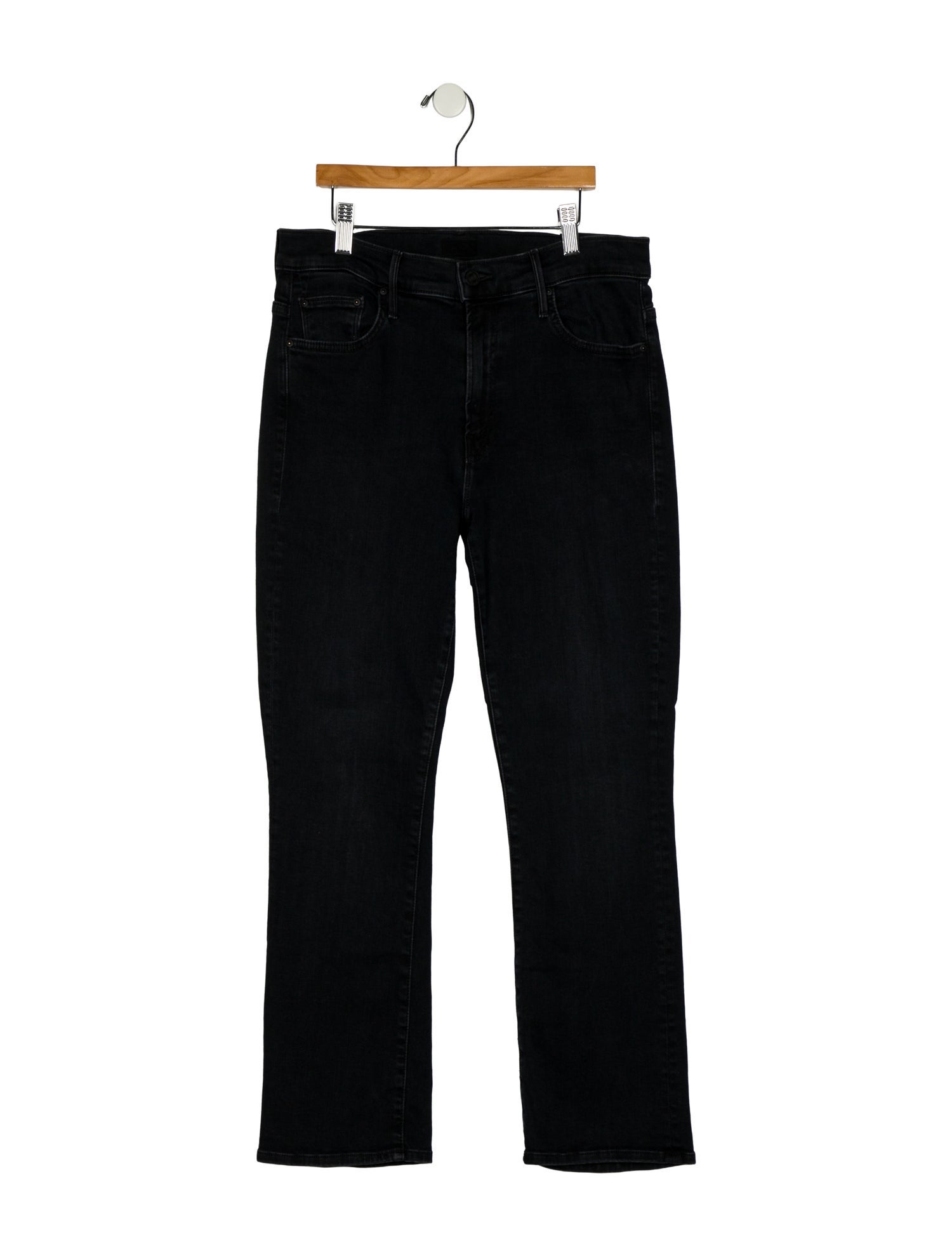 Mother Mid-Rise Straight Leg Jeans