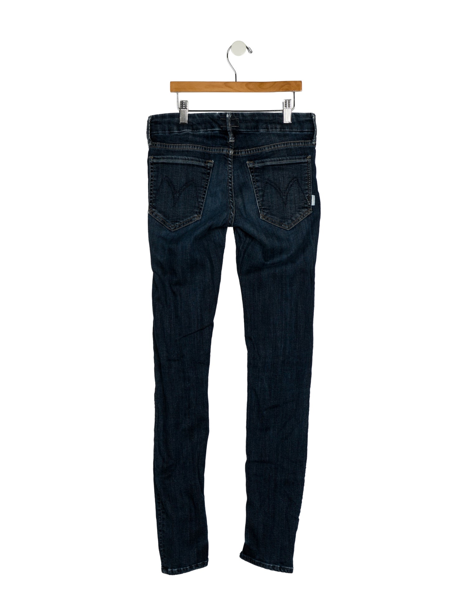 Mother Mid-Rise Straight Leg Jeans