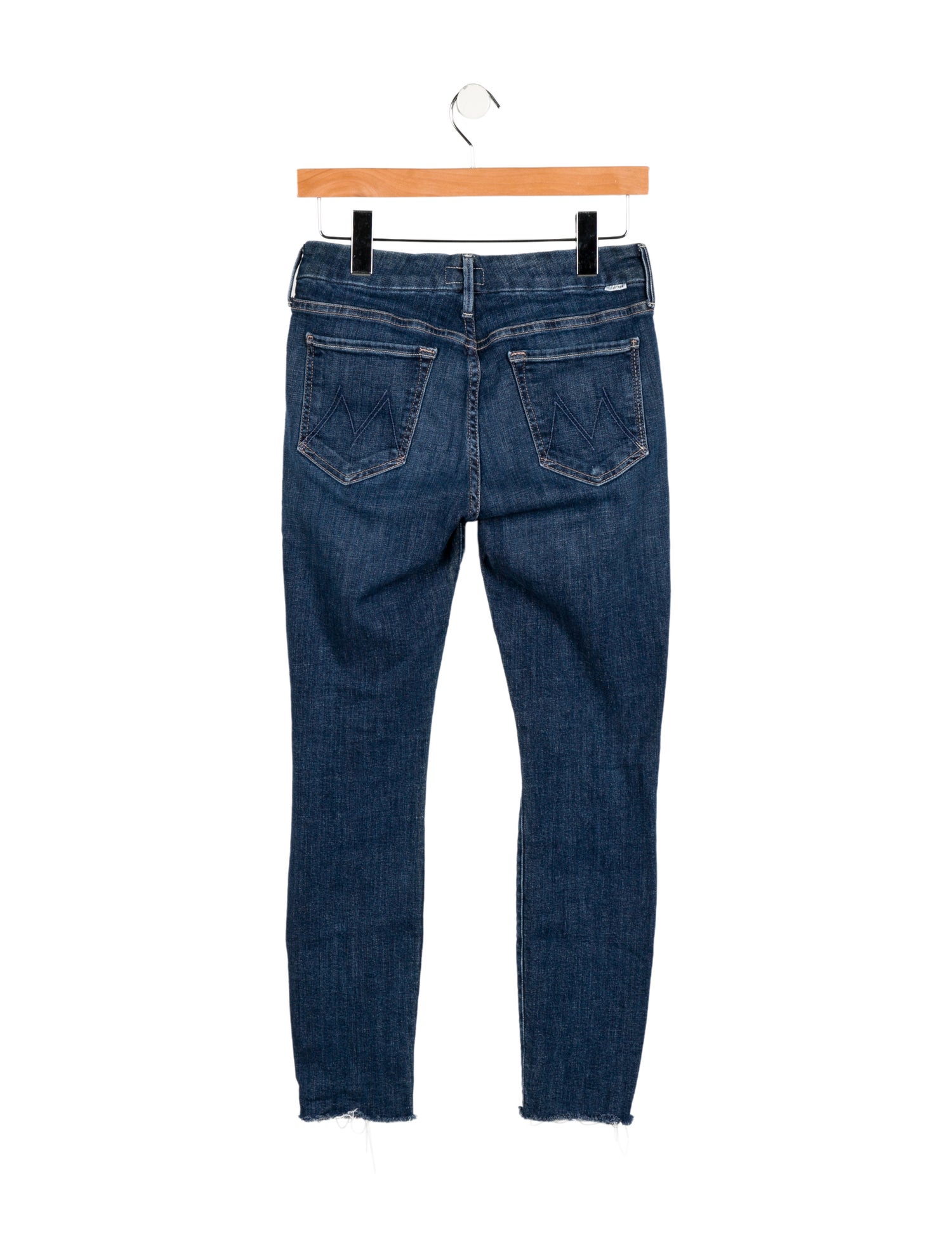 Mother Mid-Rise Skinny Leg Jeans