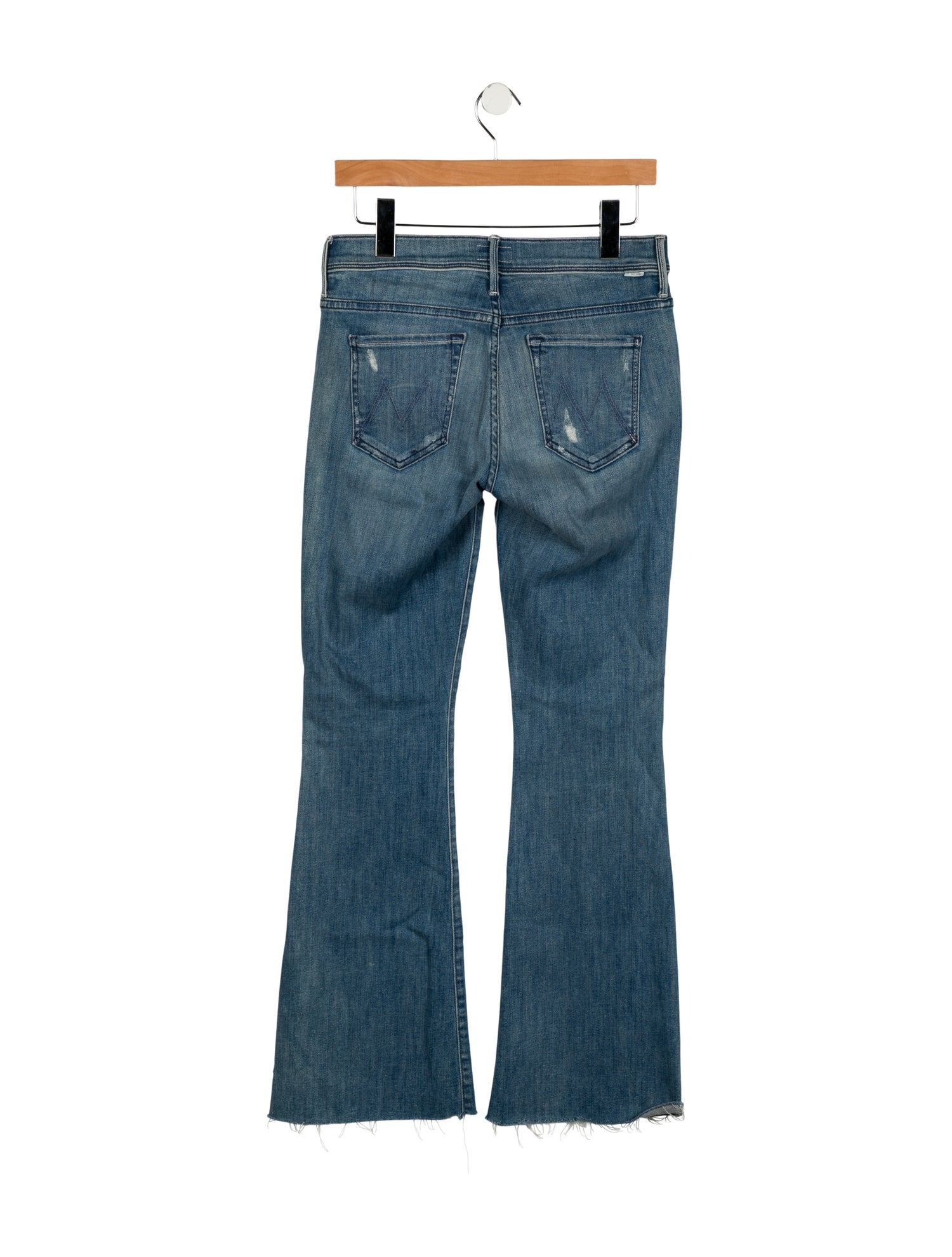 Mother Mid-Rise Wide Leg Jeans