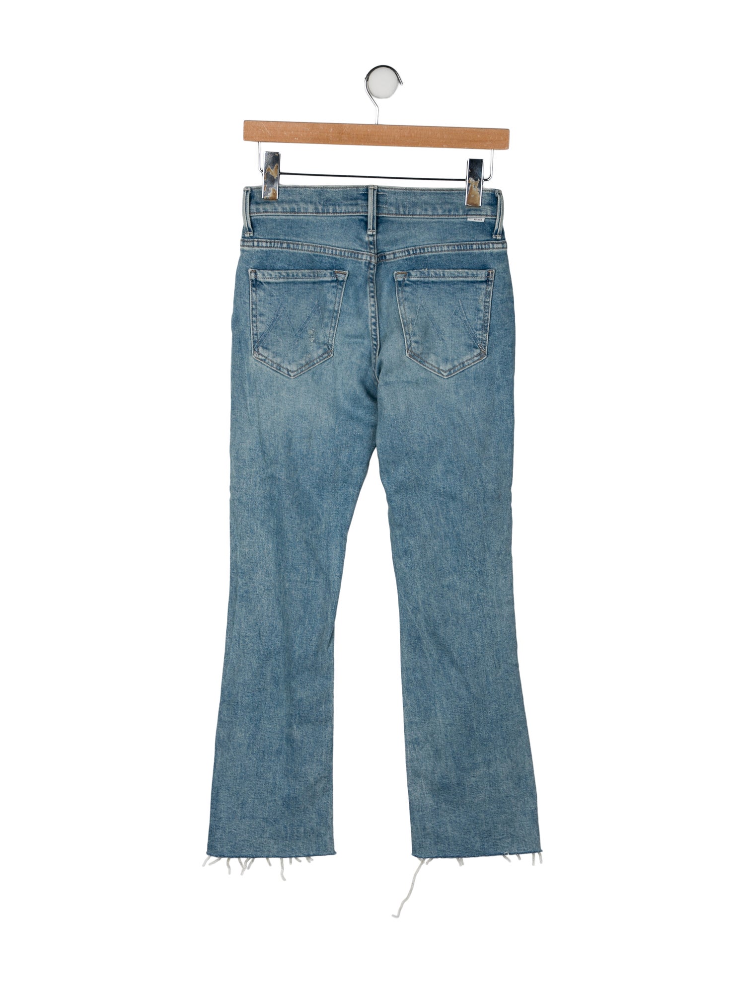 Mother Mid-Rise Straight Leg Jeans