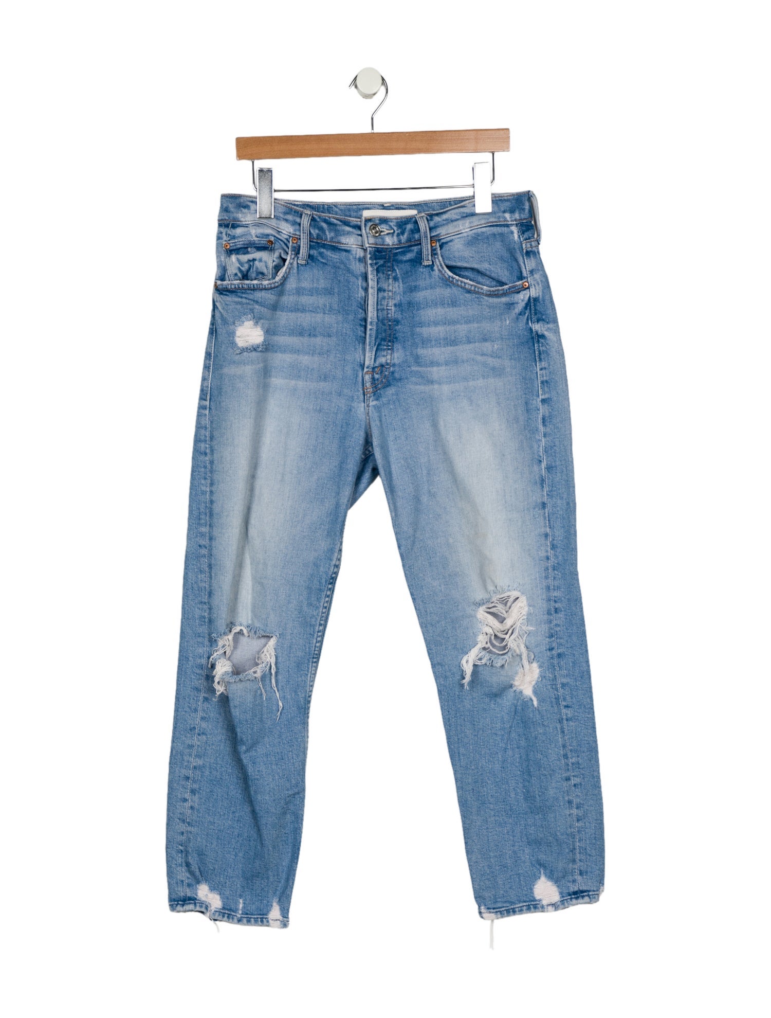 Mother High-Rise Straight Leg Jeans