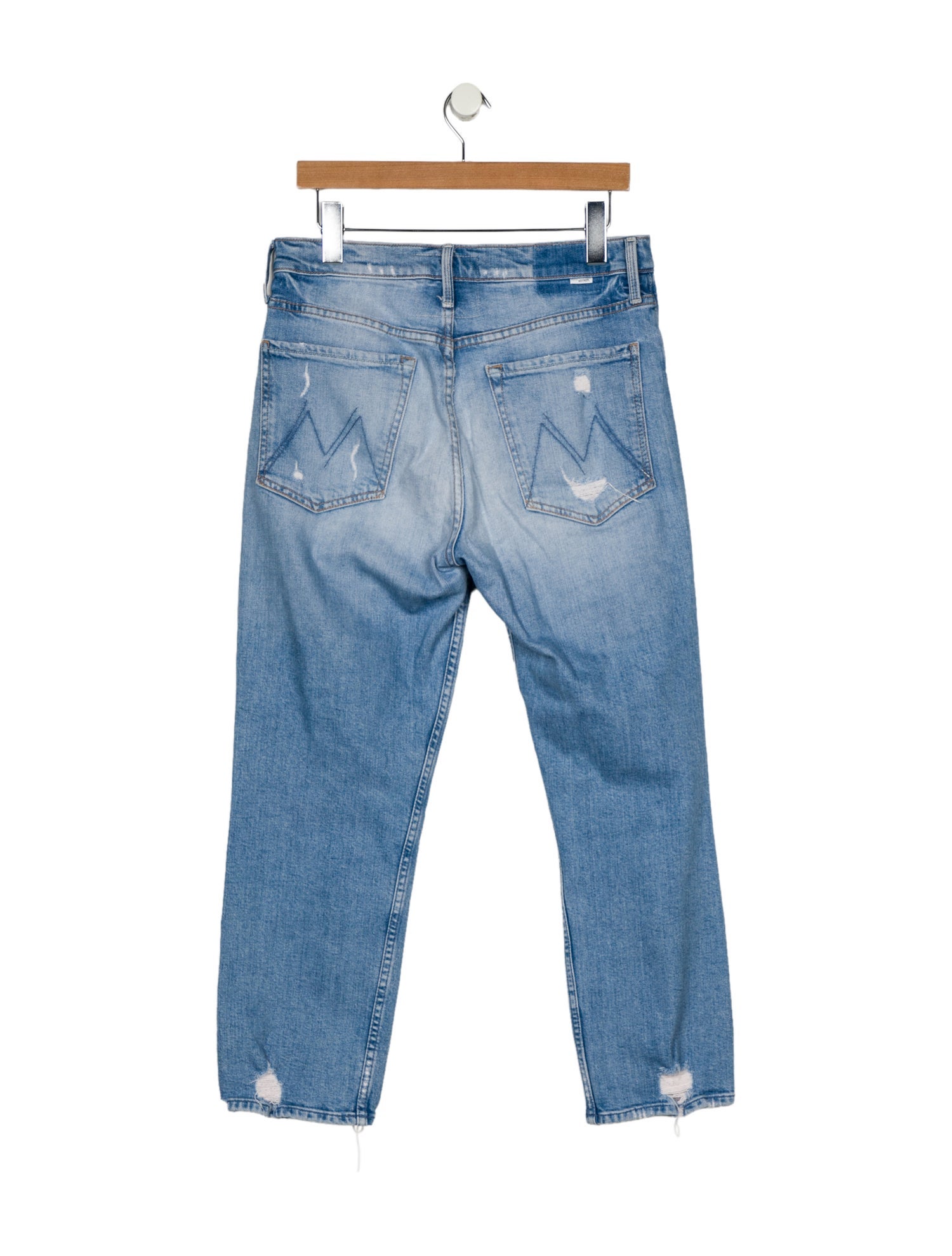 Mother High-Rise Straight Leg Jeans