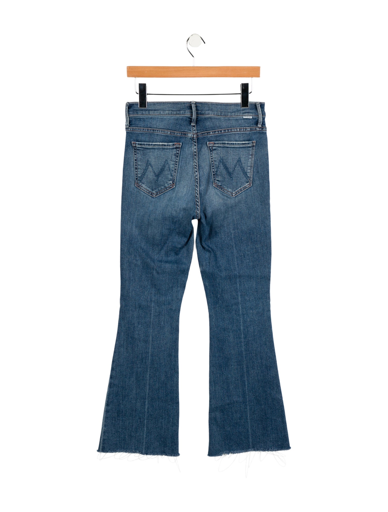 Mother Mid-Rise Wide Leg Jeans