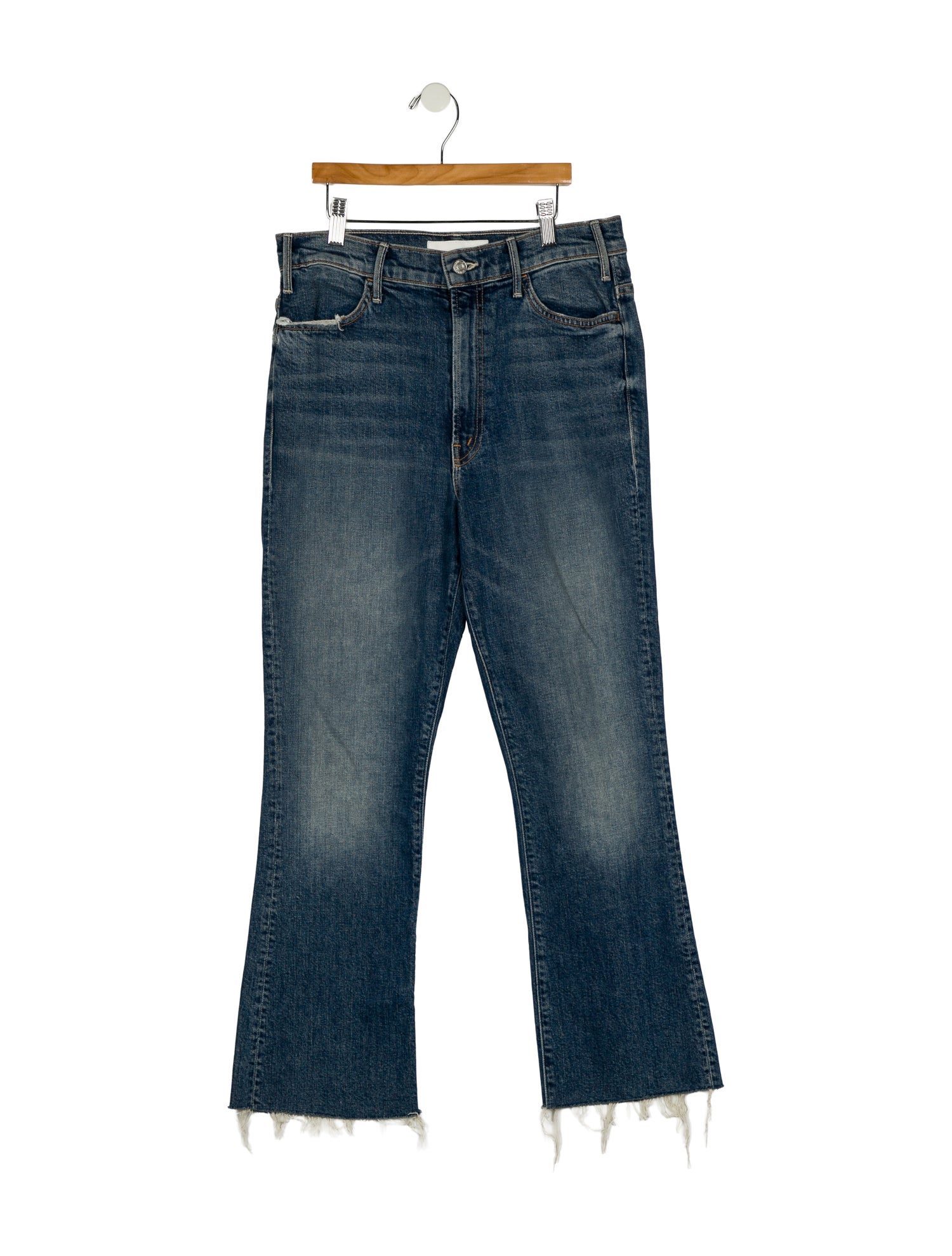 Mother Mid-Rise Straight Leg Jeans
