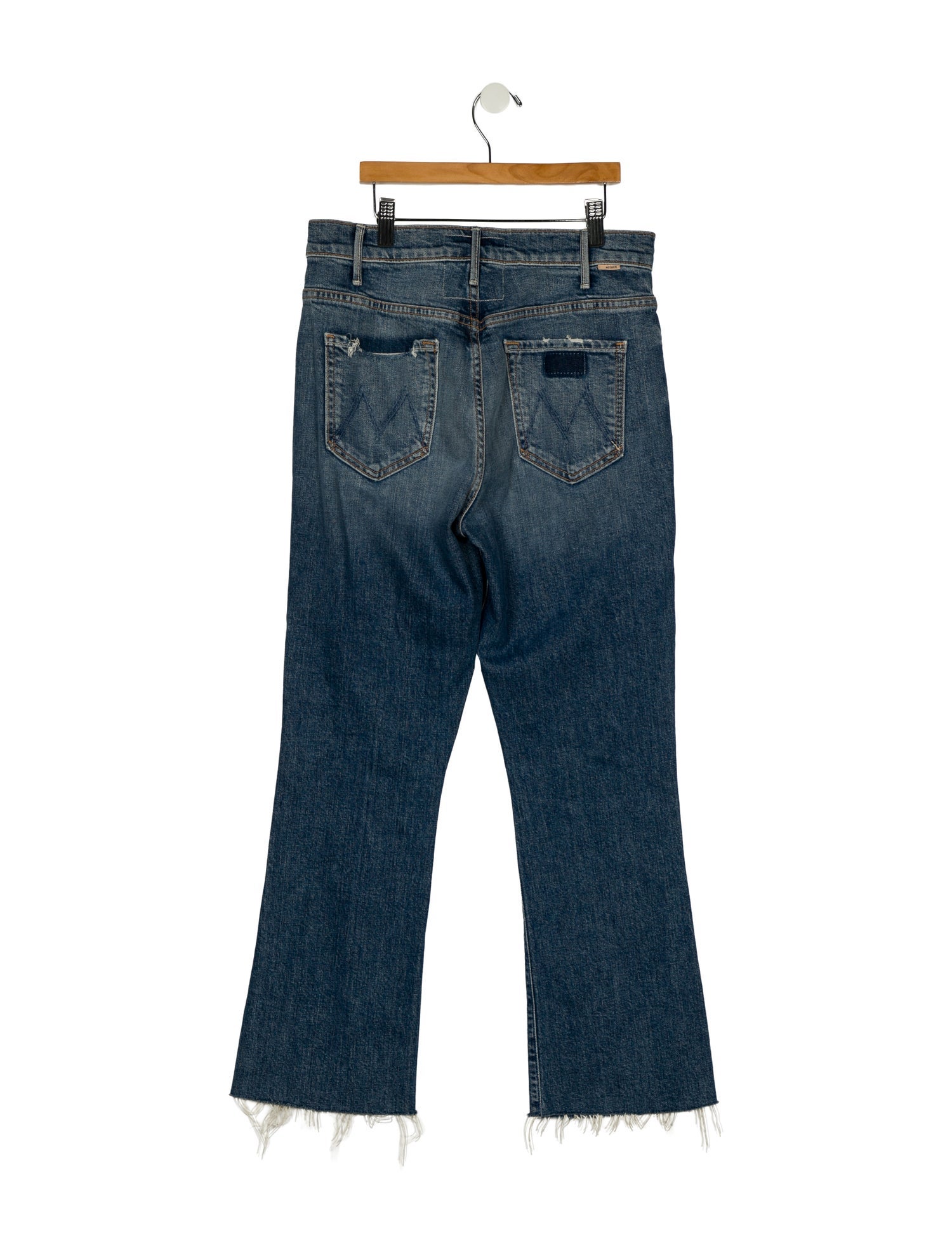 Mother Mid-Rise Straight Leg Jeans