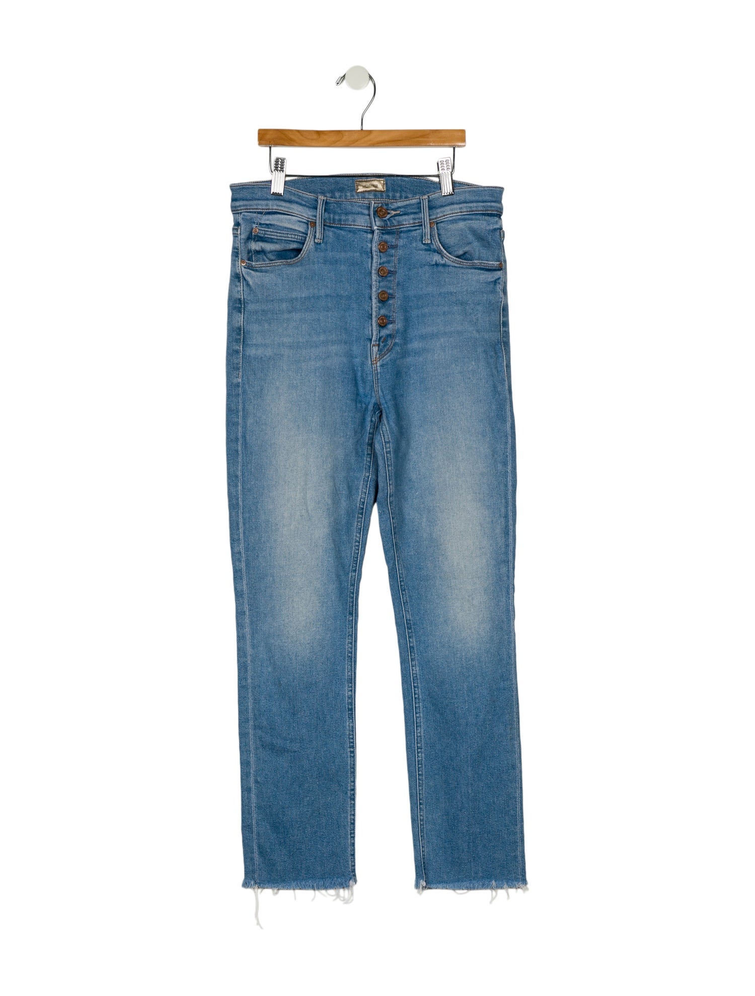 Mother High-Rise Straight Leg Jeans