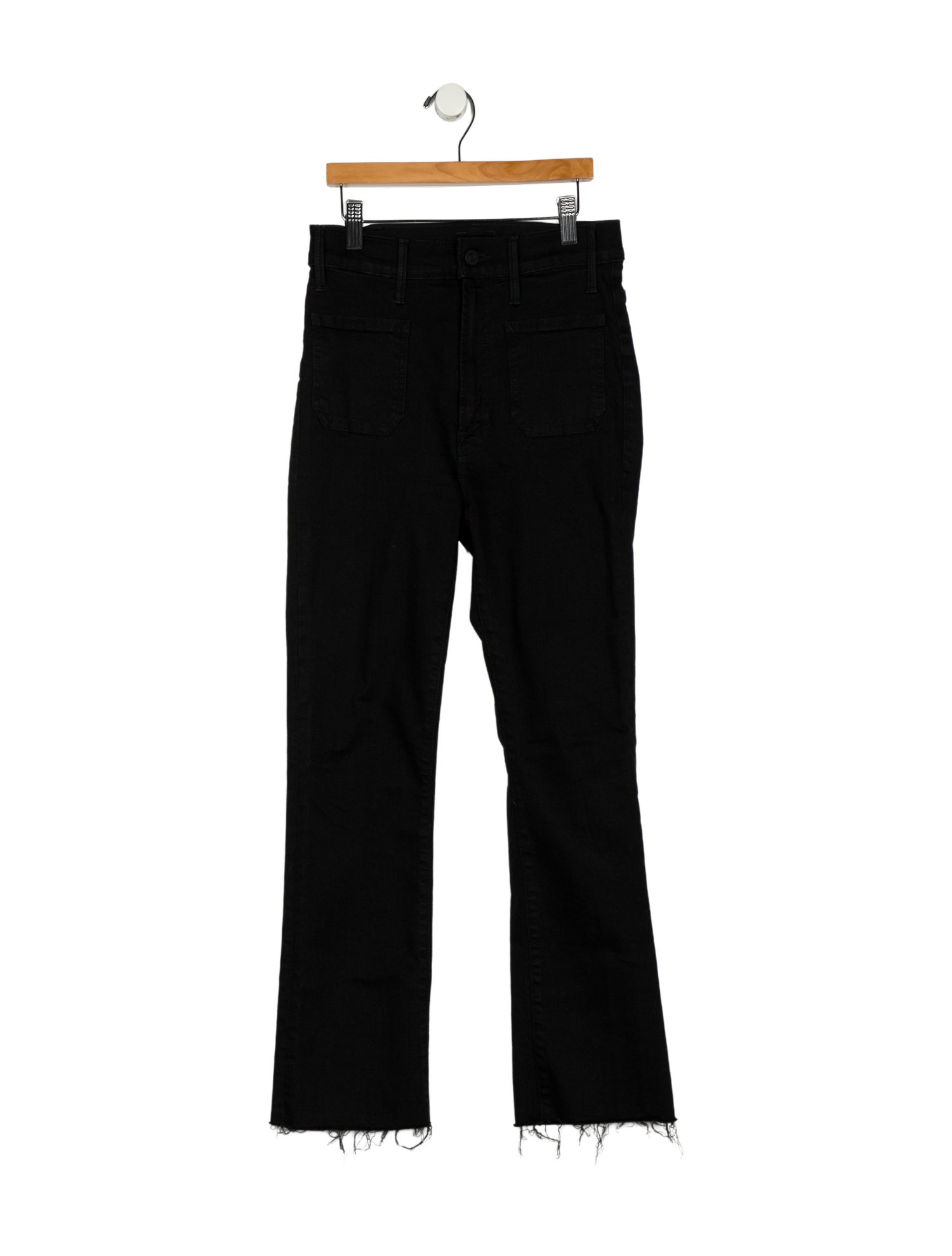 Mother Mid-Rise Straight Leg Jeans