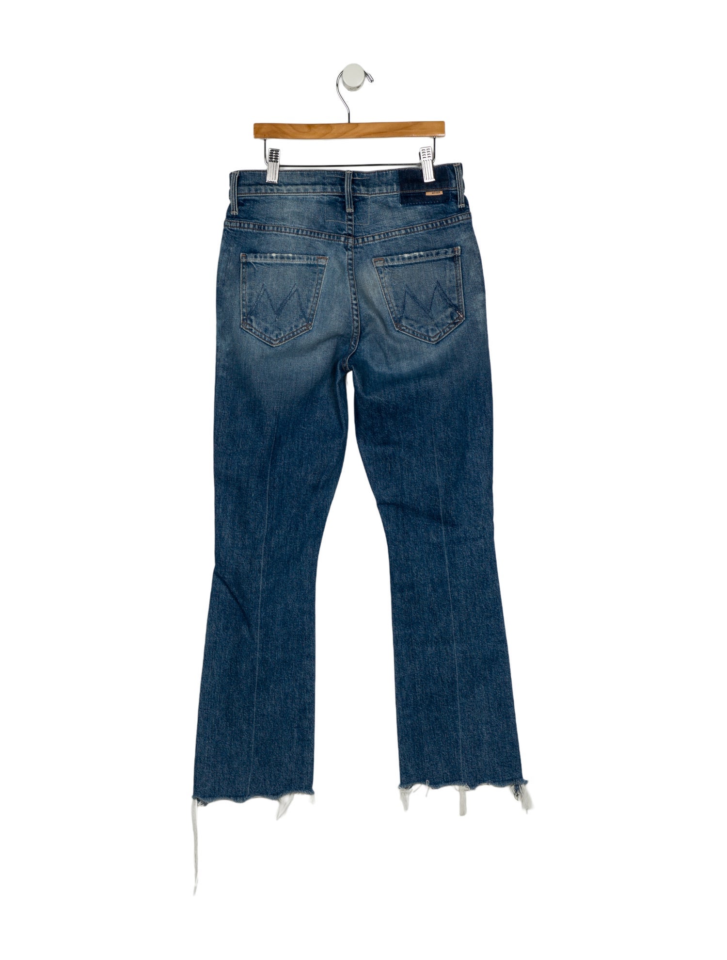 Mother Mid-Rise Straight Leg Jeans