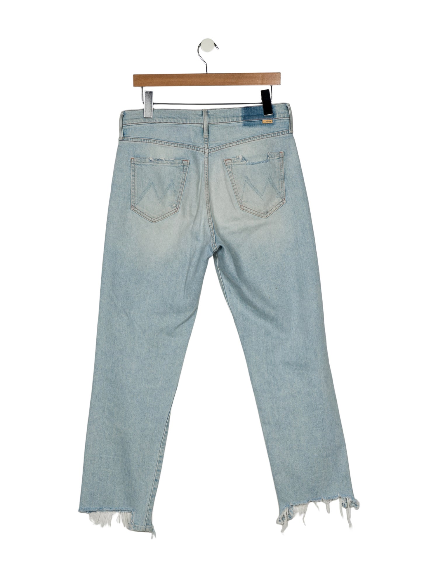 Mother High-Rise Straight Leg Jeans