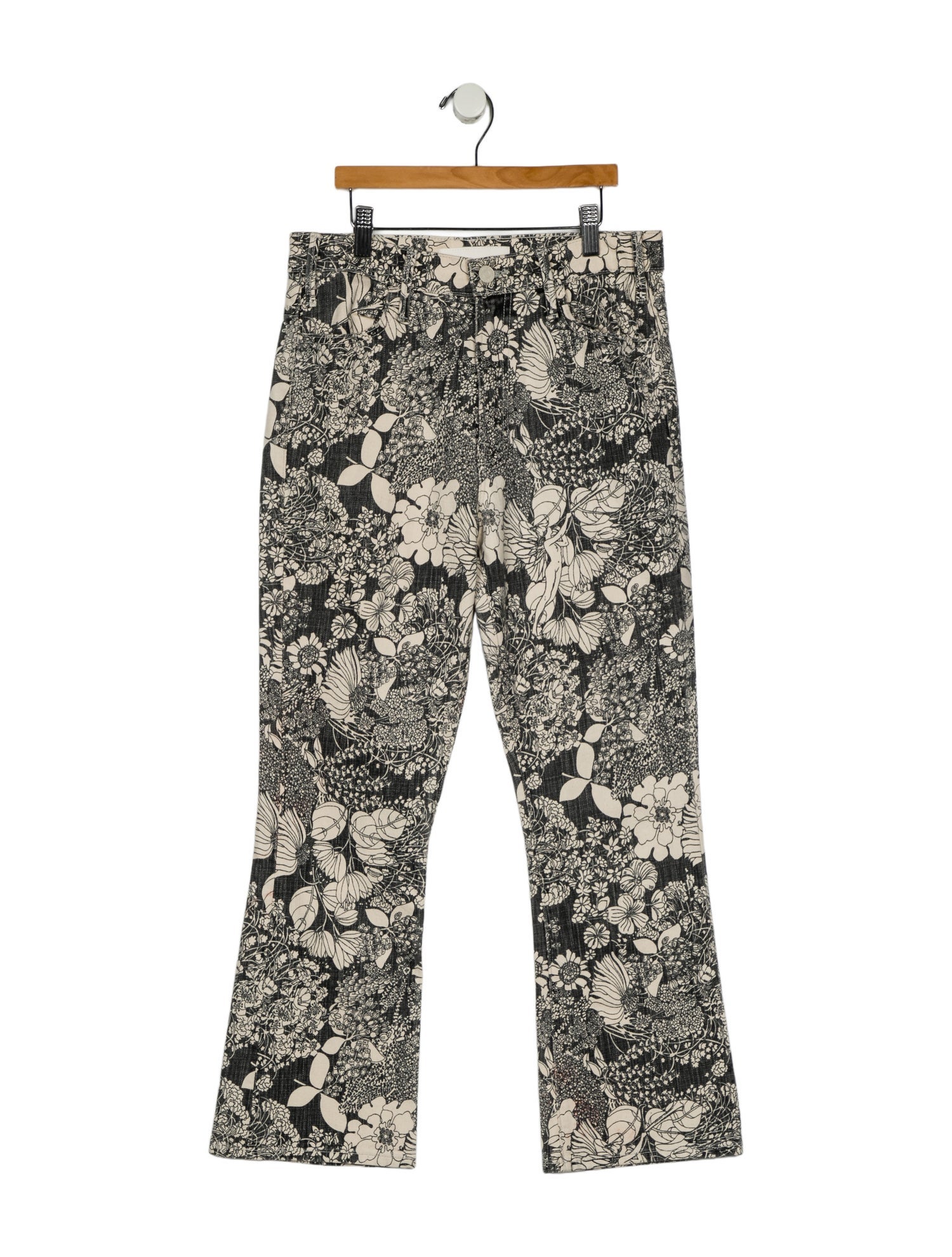 Mother Mid-Rise Straight Leg Jeans