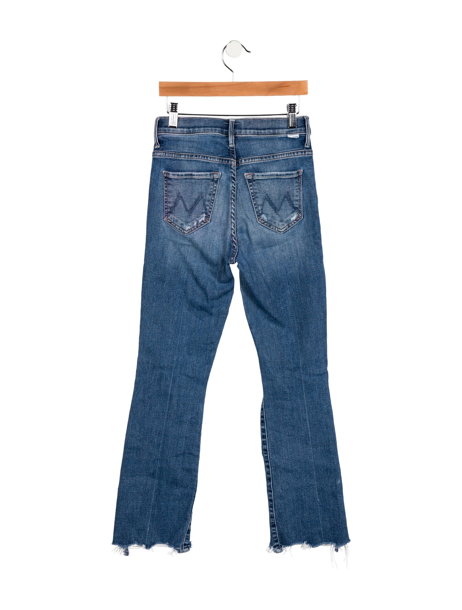Mother Mid-Rise Straight Leg Jeans