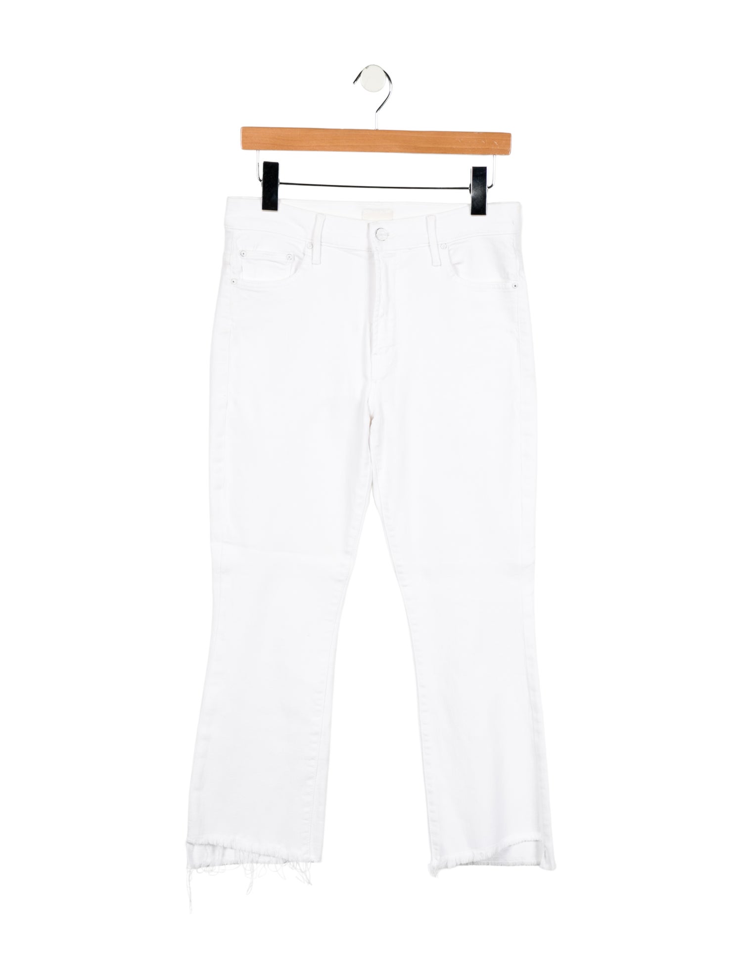 Mother Mid-Rise Straight Leg Jeans