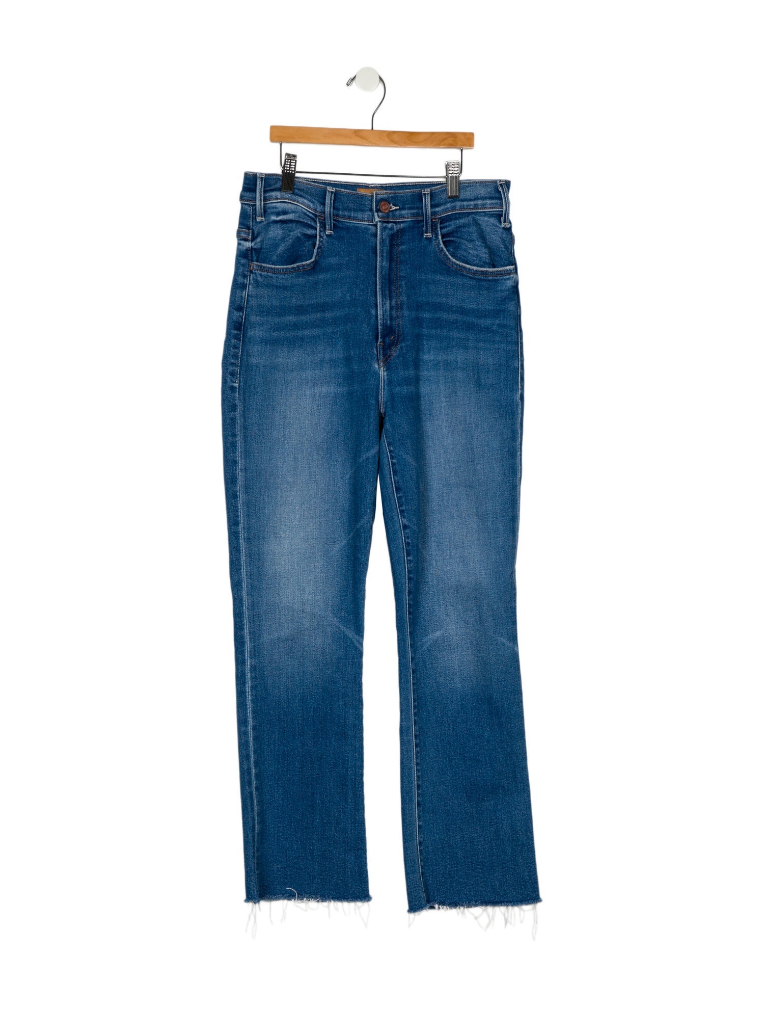 Mother High-Rise Straight Leg Jeans