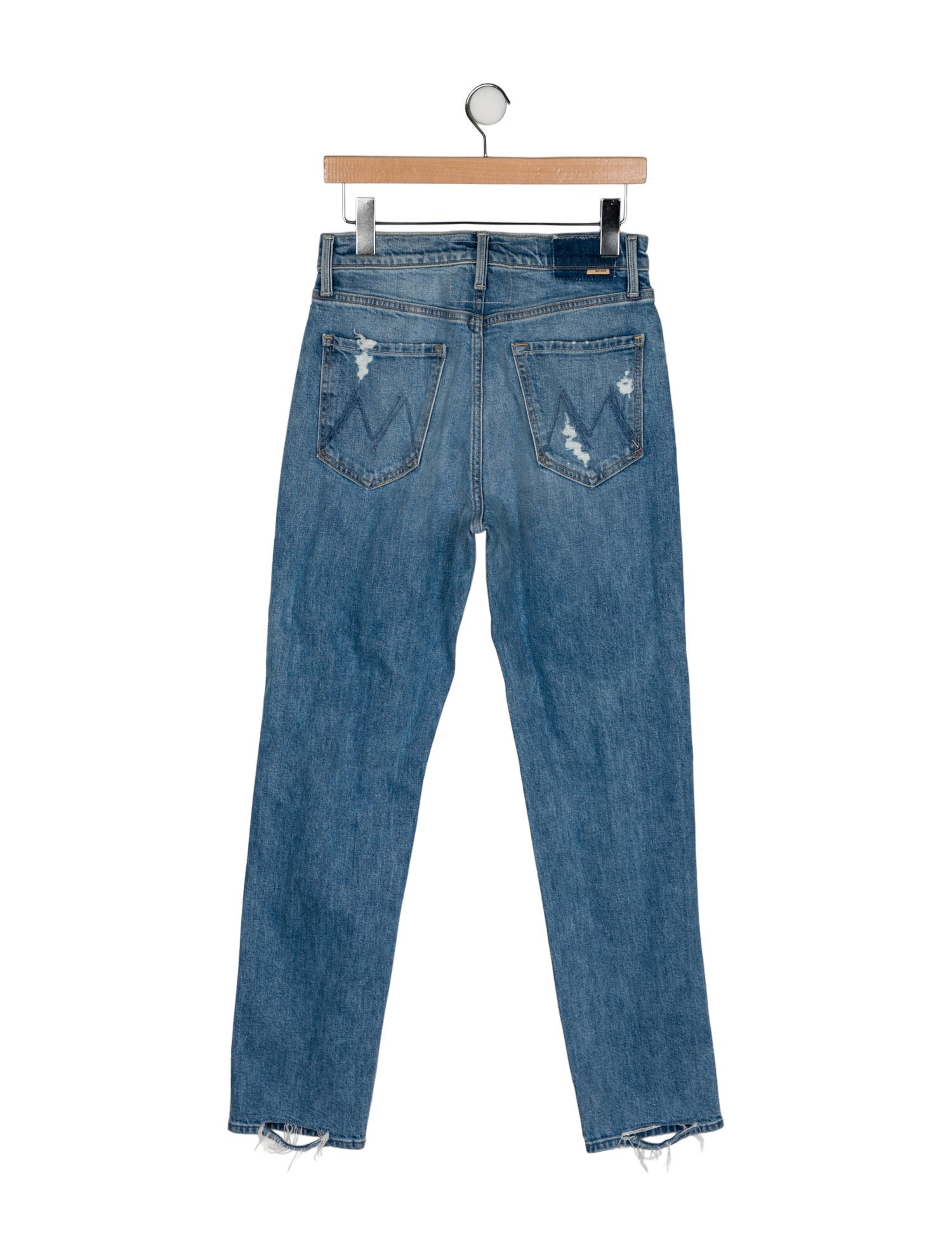 Mother High-Rise Straight Leg Jeans