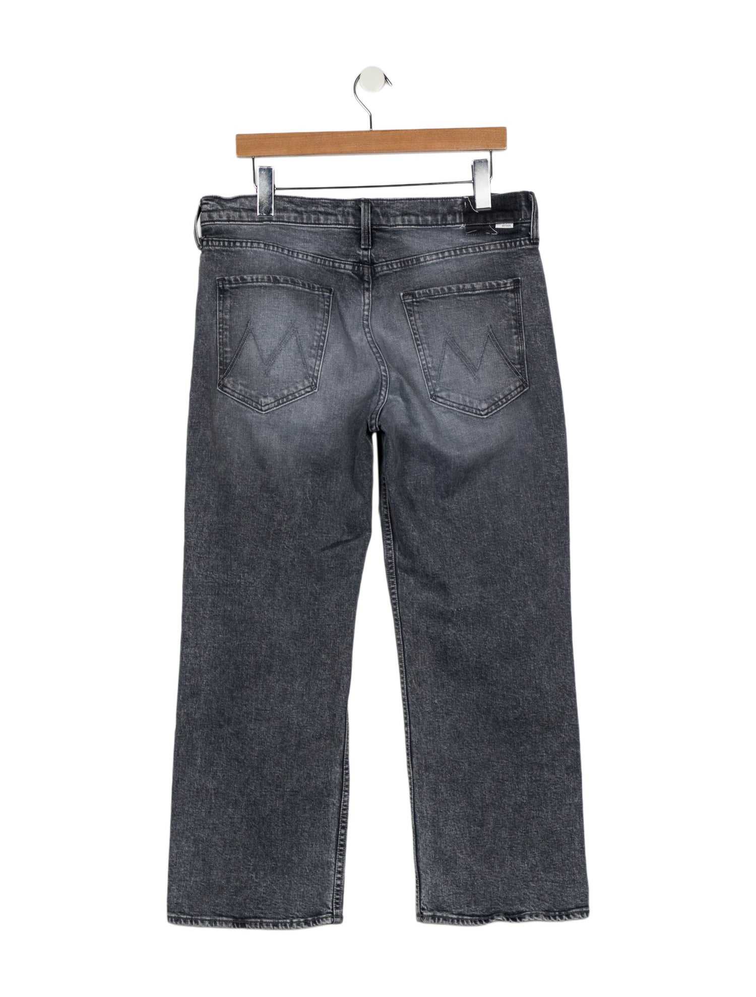 Mother Mid-Rise Wide Leg Jeans