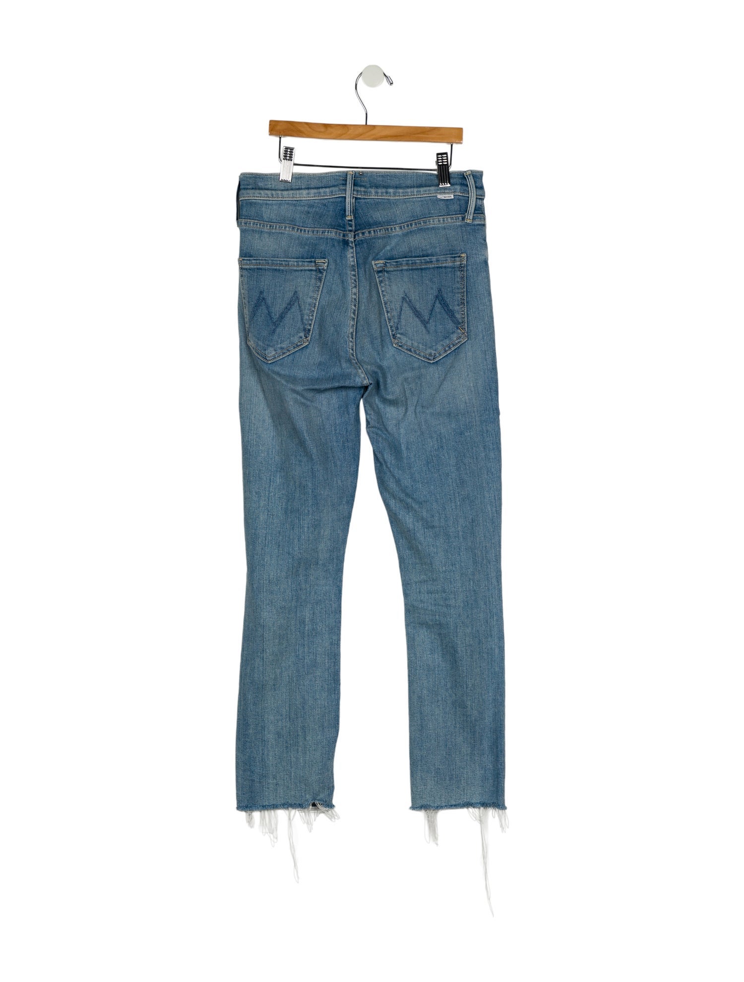 Mother Mid-Rise Straight Leg Jeans