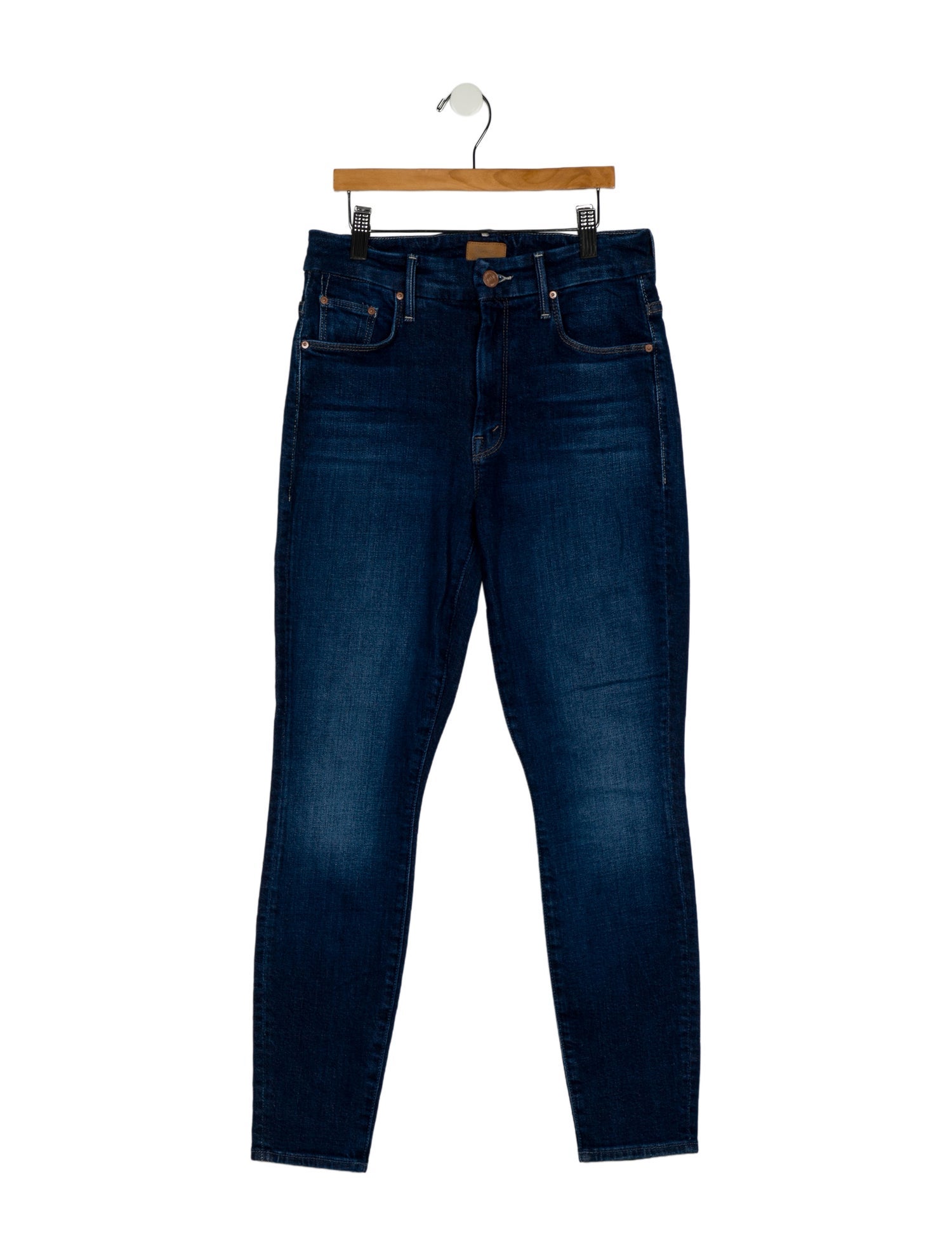 Mother Mid-Rise Skinny Leg Jeans