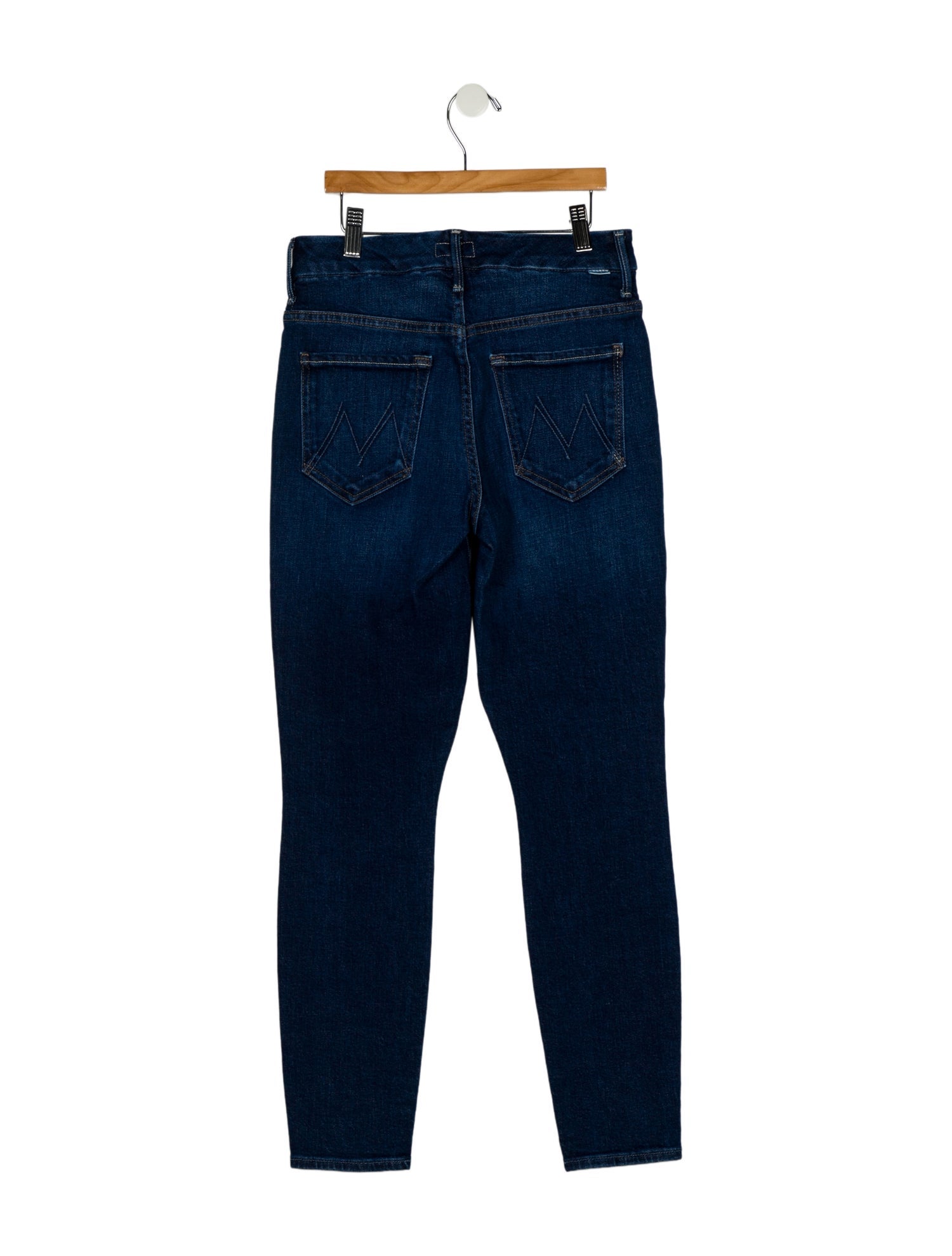 Mother Mid-Rise Skinny Leg Jeans