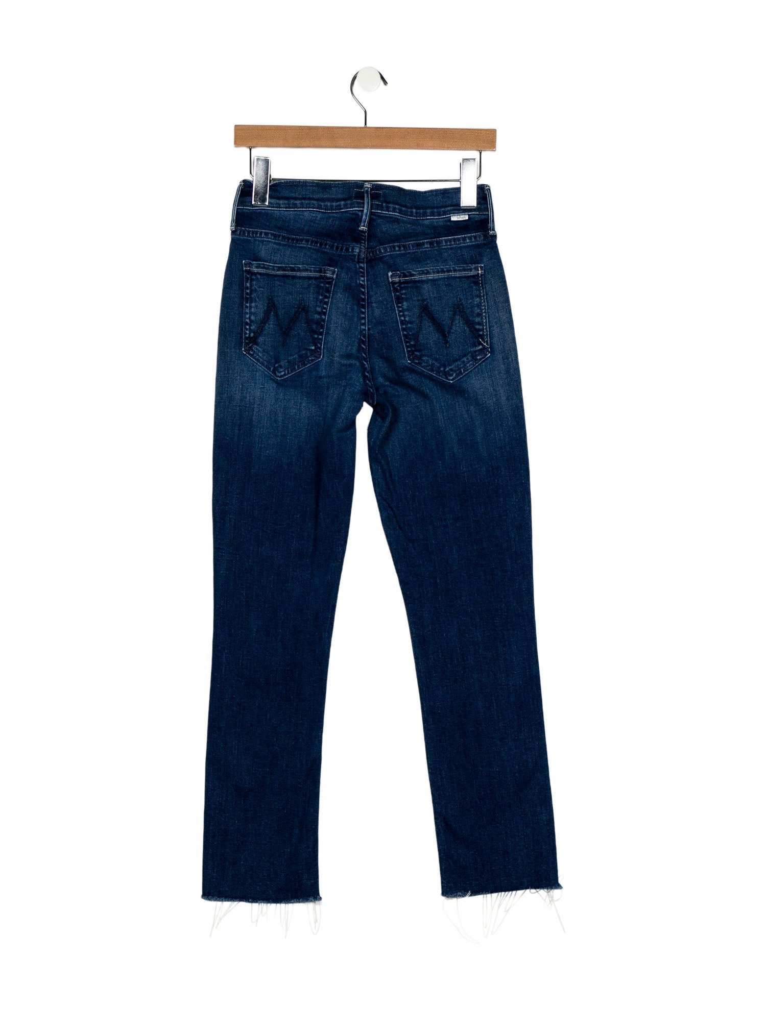 Mother Mid-Rise Straight Leg Jeans