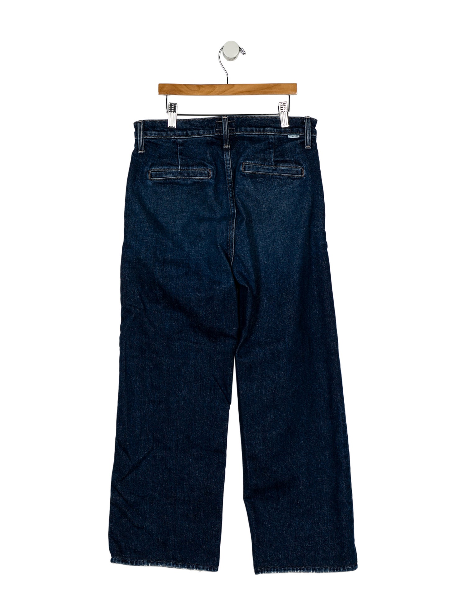 Mother Mid-Rise Wide Leg Jeans