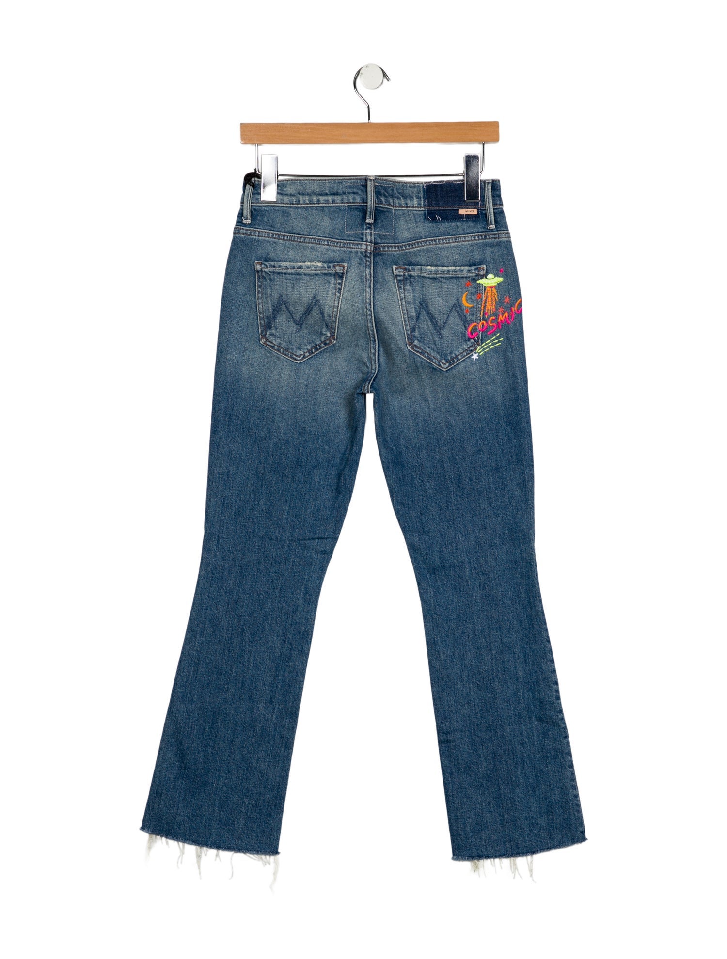 Mother Mid-Rise Straight Leg Jeans