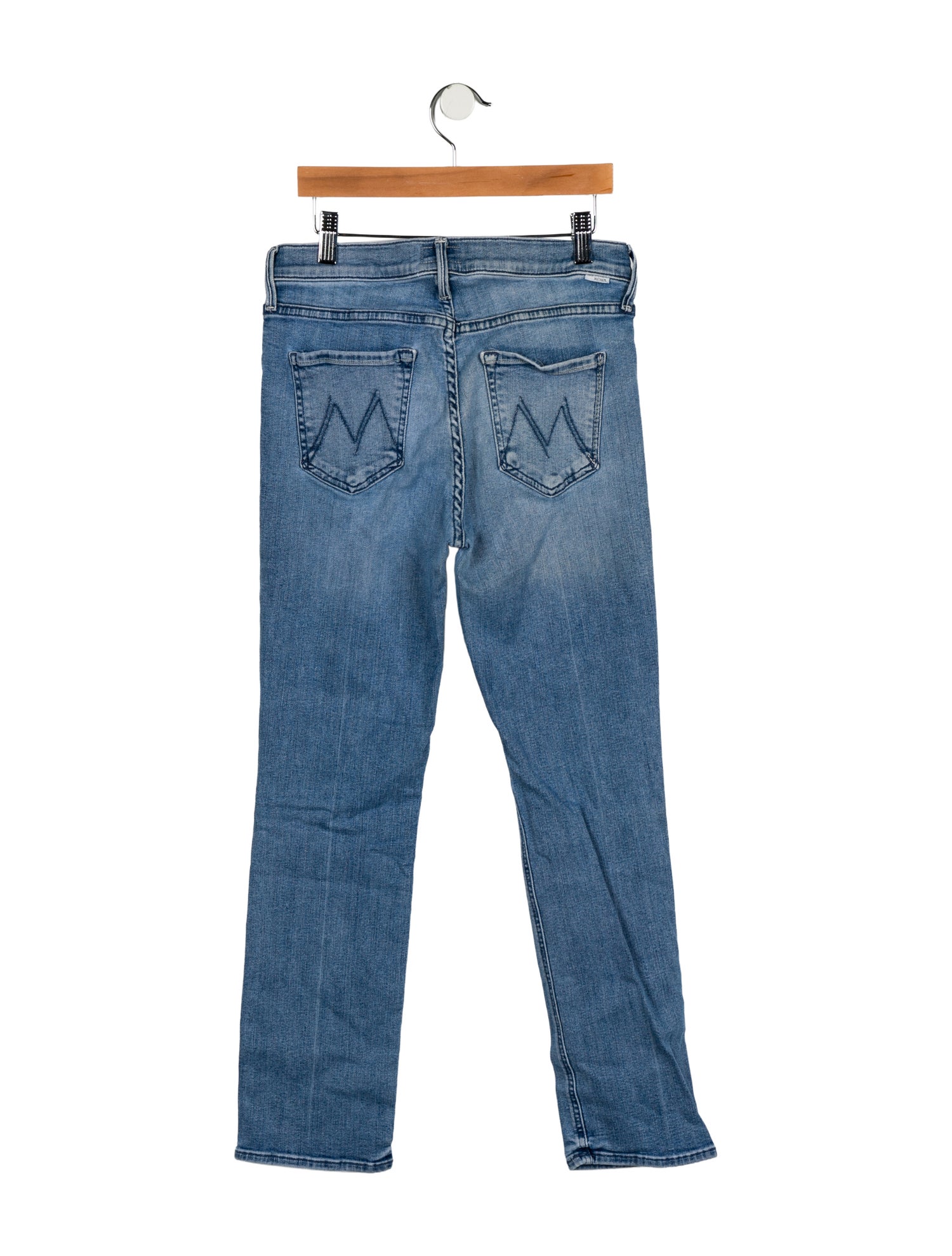 Mother Low-Rise Straight Leg Jeans