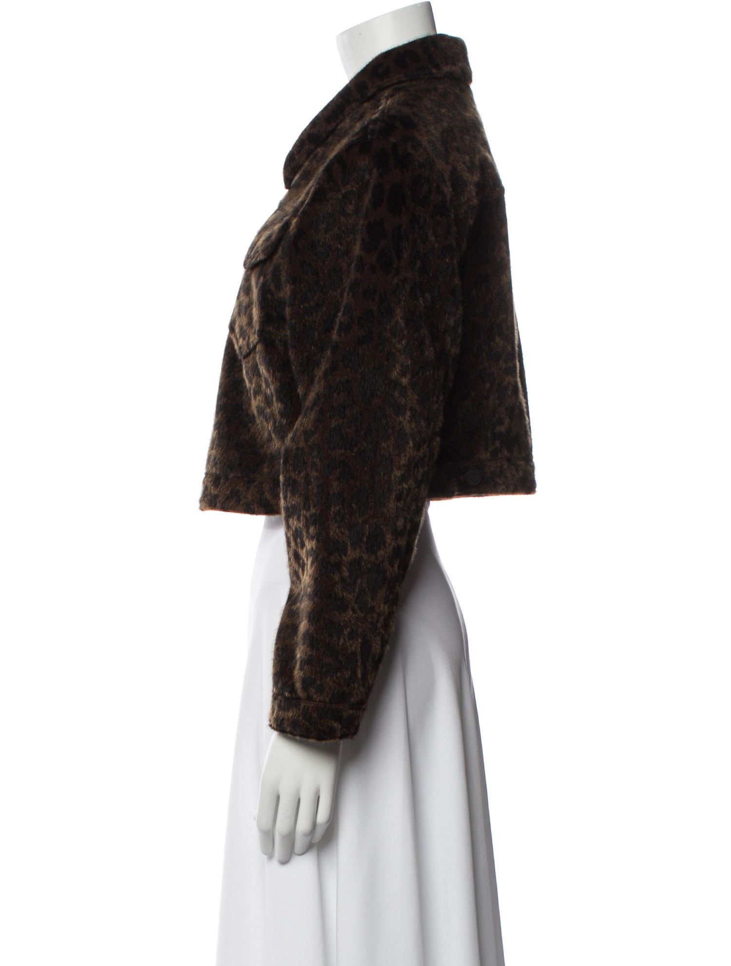 Mother Animal Print Faux Fur Jacket w/ Tags